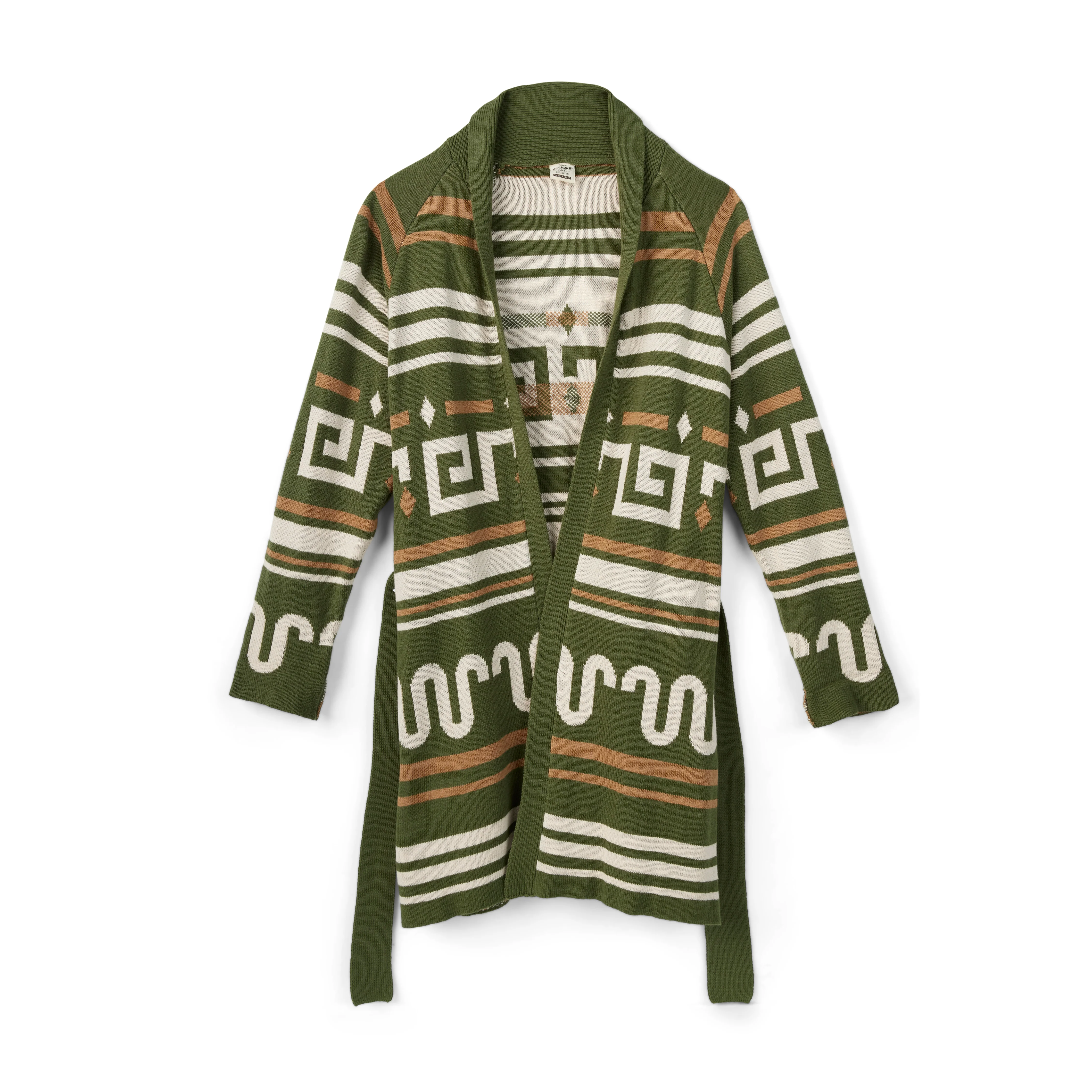 Women's Blanket Pattern Long Cardigan - Image 3
