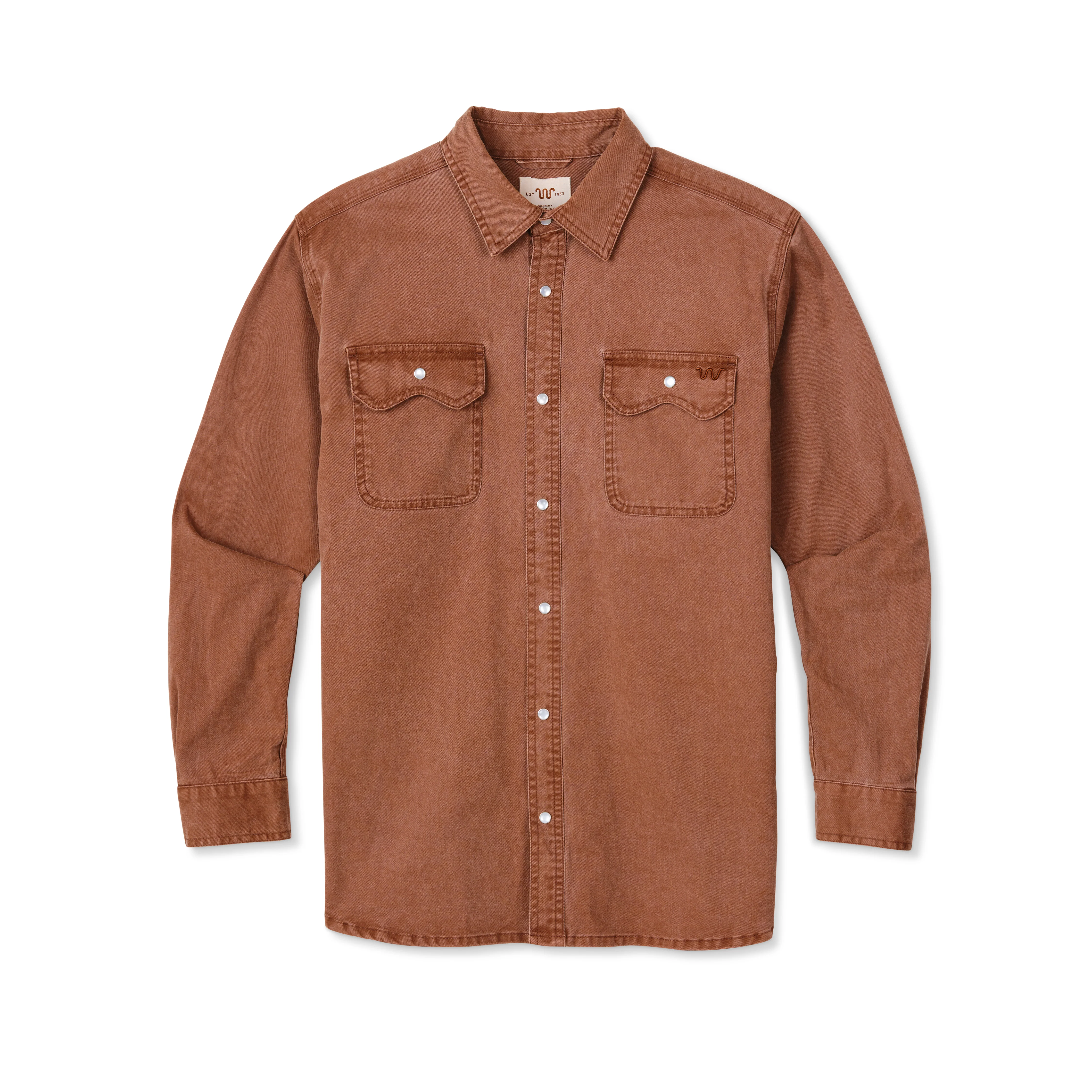 Men's Creek Barn Washed Twill Shirt - Image 13