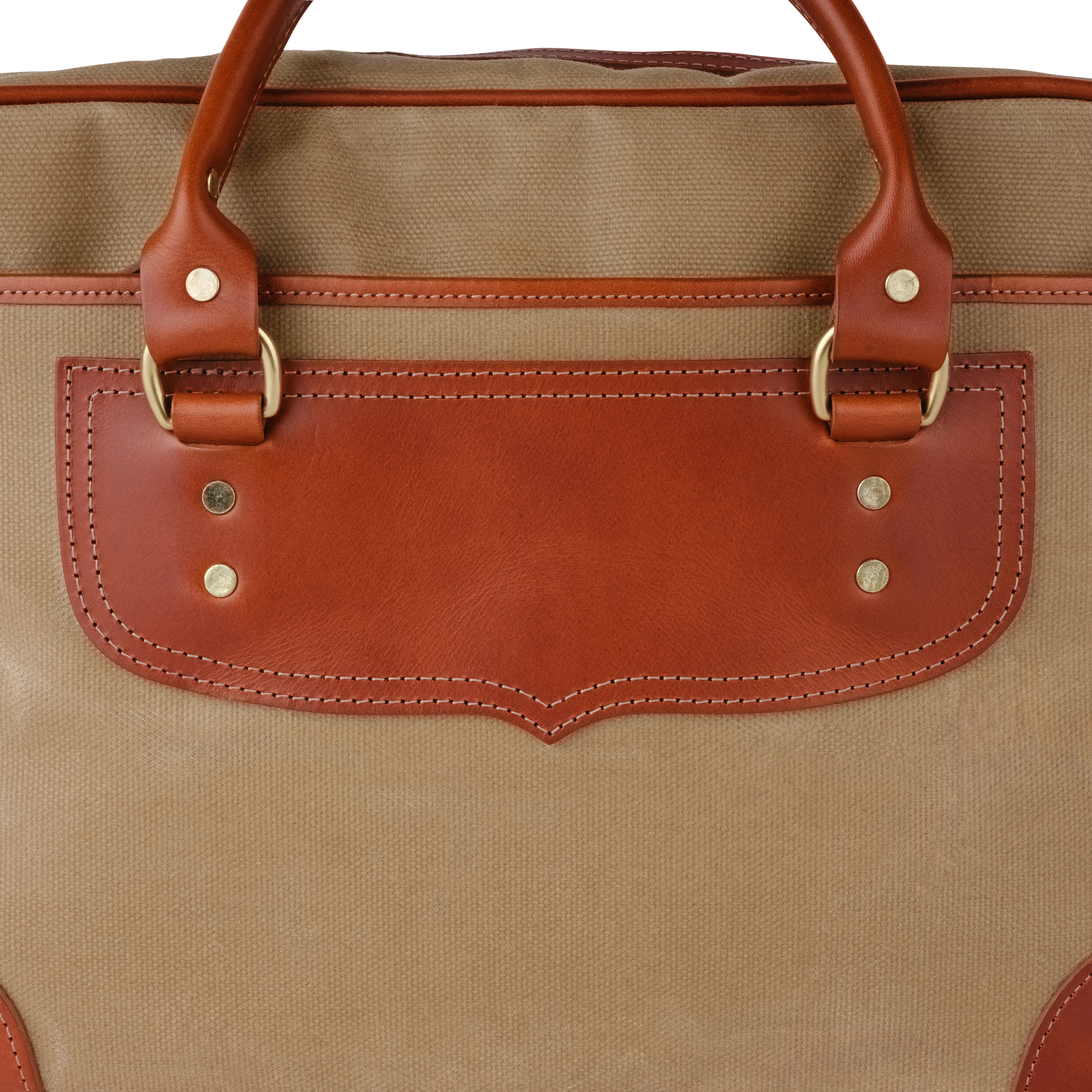 King Ranch Waxed Canvas Briefcase - Image 5