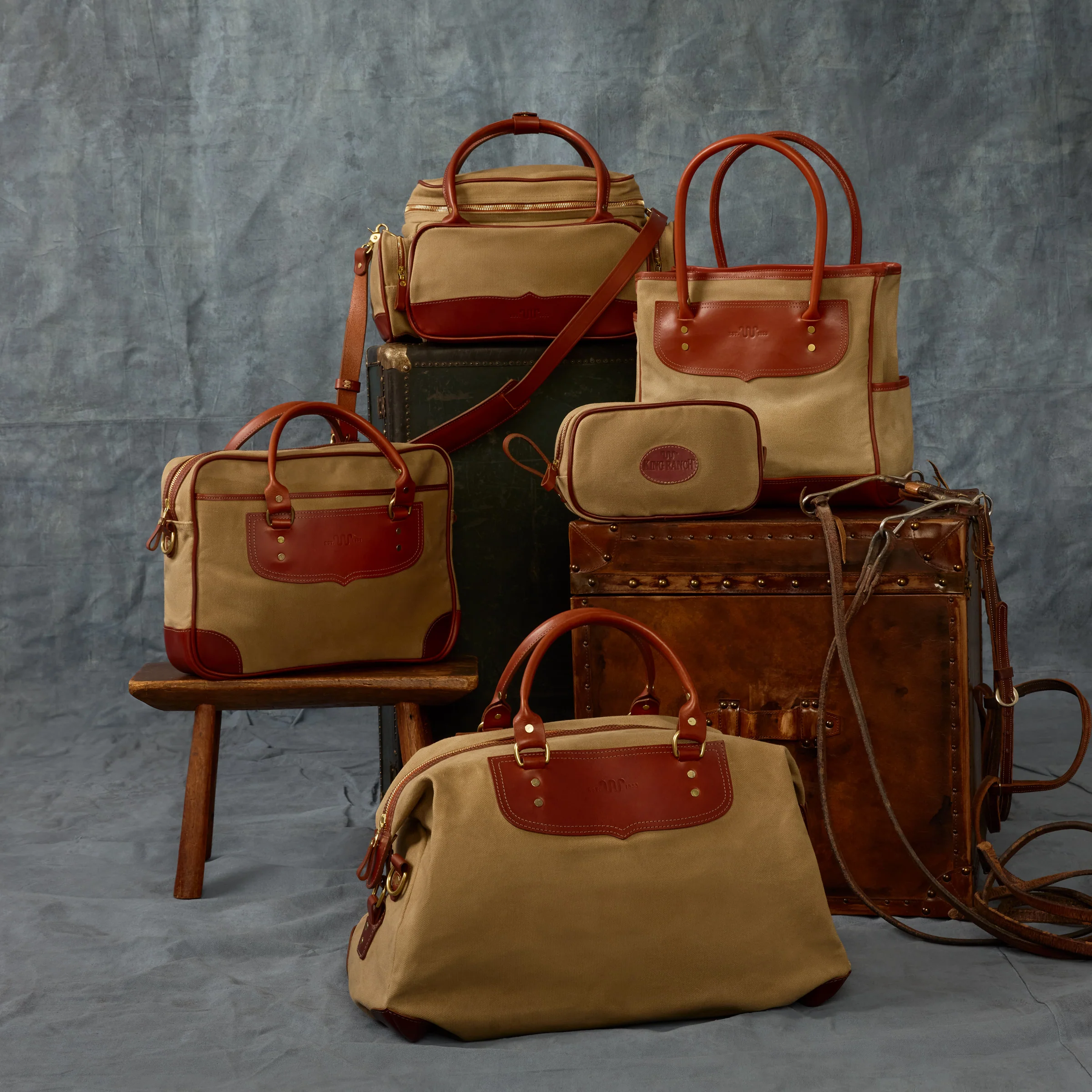 King Ranch Waxed Canvas Duffle Bag - Image 5
