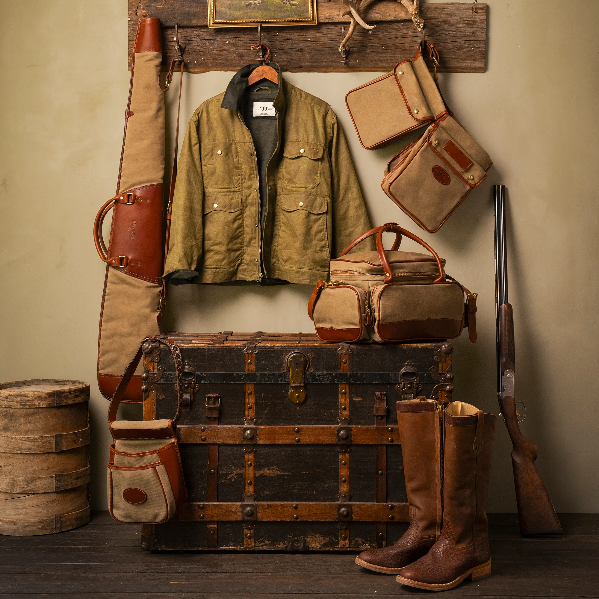 King Ranch Waxed Canvas Range Bag - Image 9