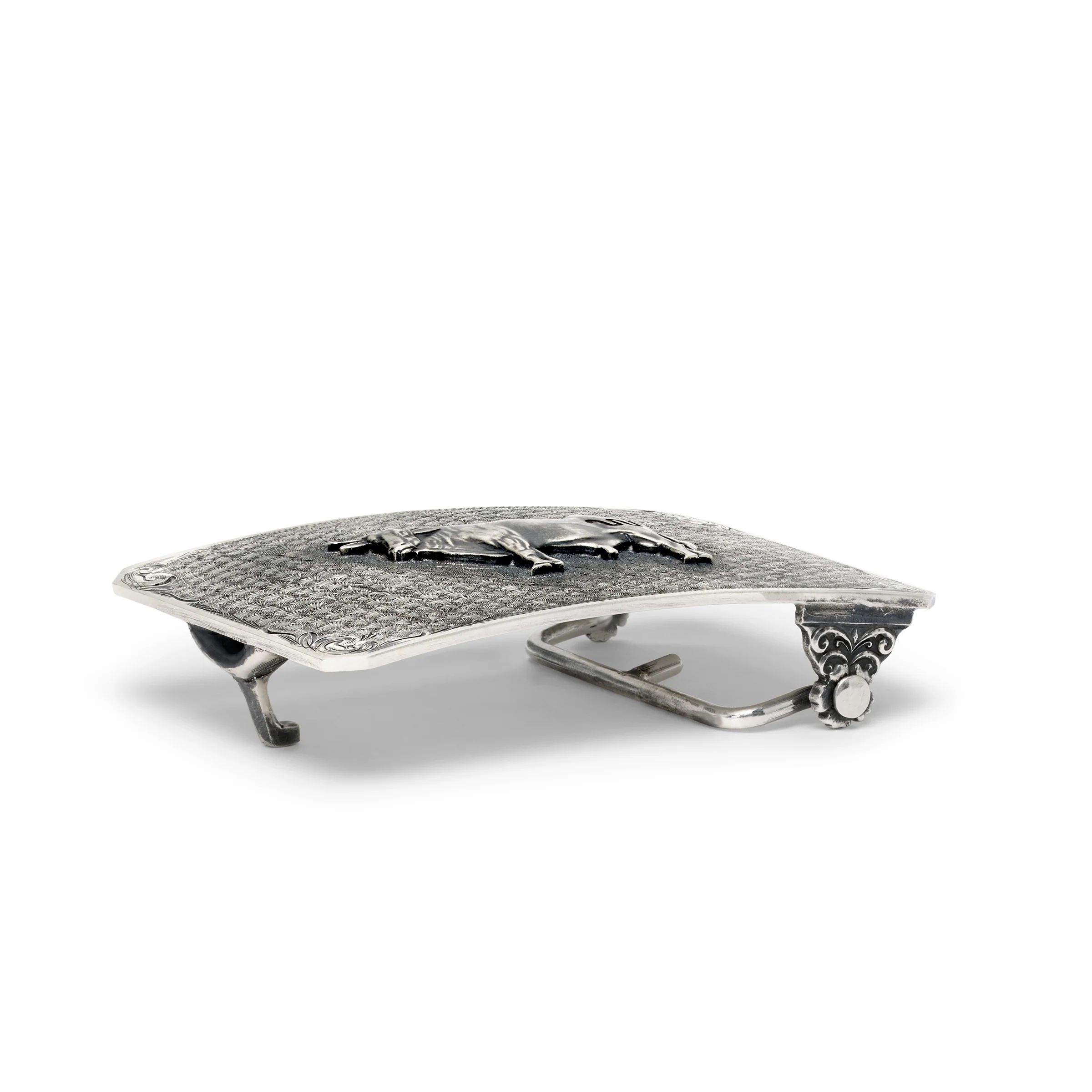 King Ranch X Clint Orms Bull Belt Buckle - Image 4