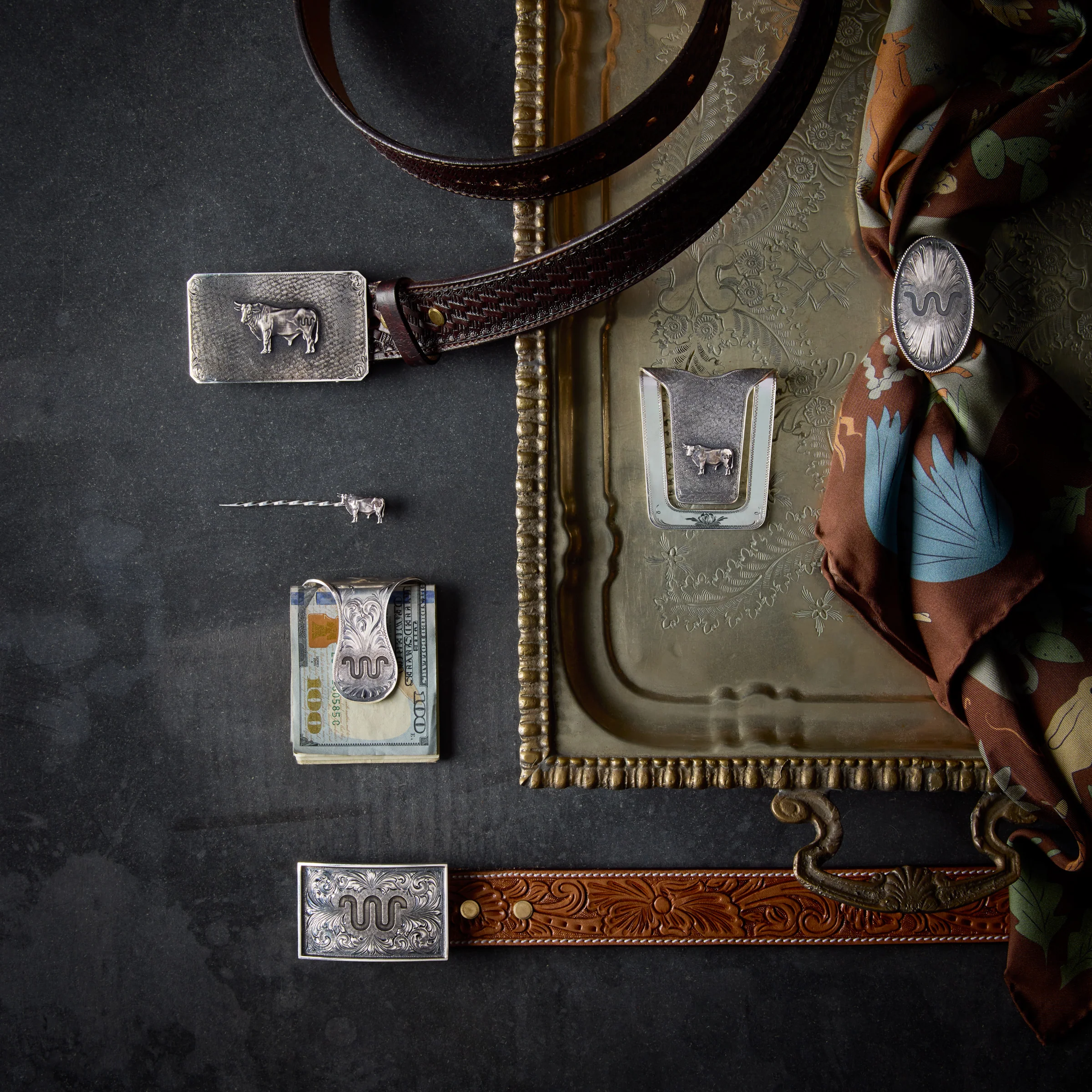 King Ranch X Clint Orms Bull Money Clip - Image 5