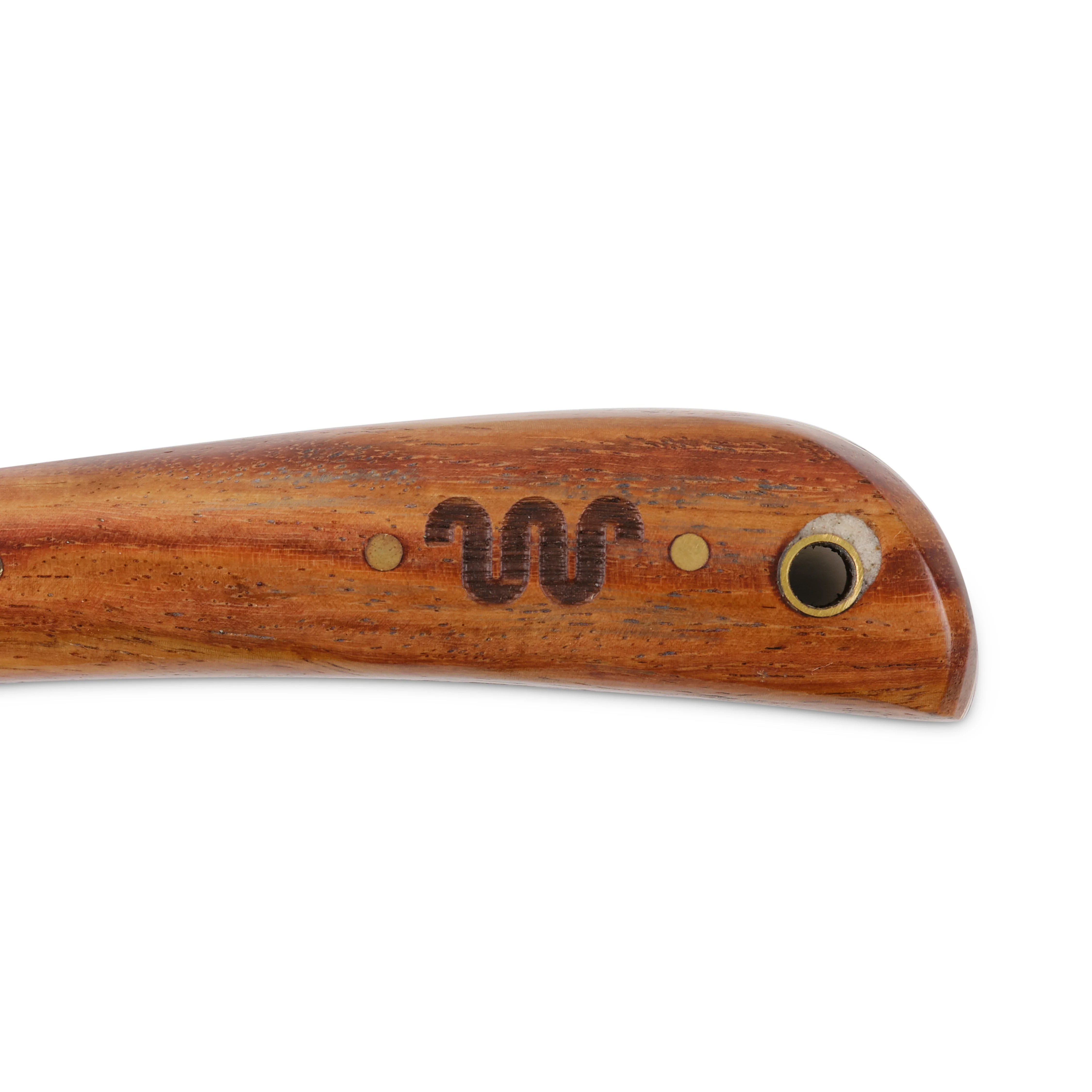 King Ranch Mesquite Damascus Hunter Fixed Blade - Image 3