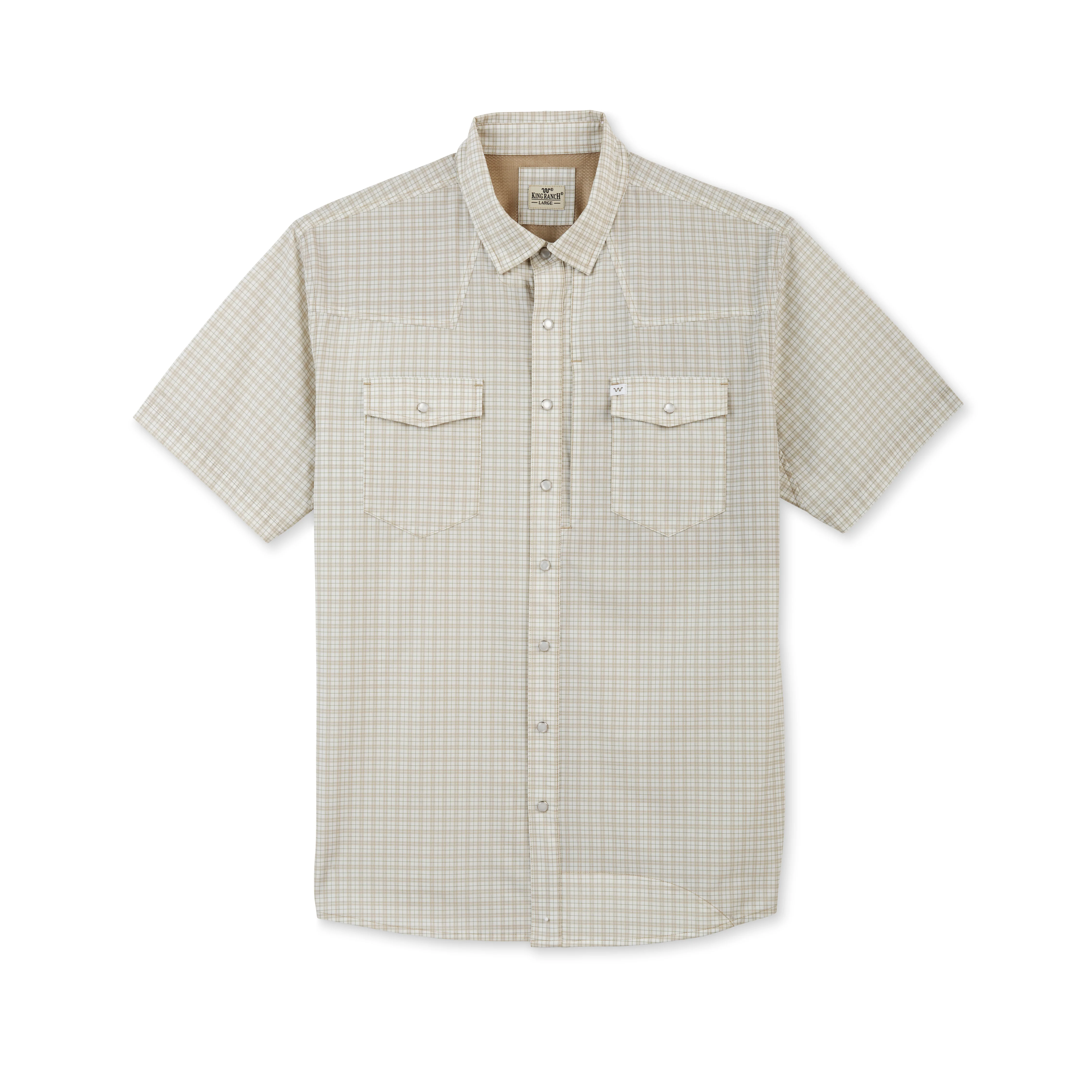 Men's Laguna Madre Short Sleeve Performance Pearl Snap Shirt - Image 13