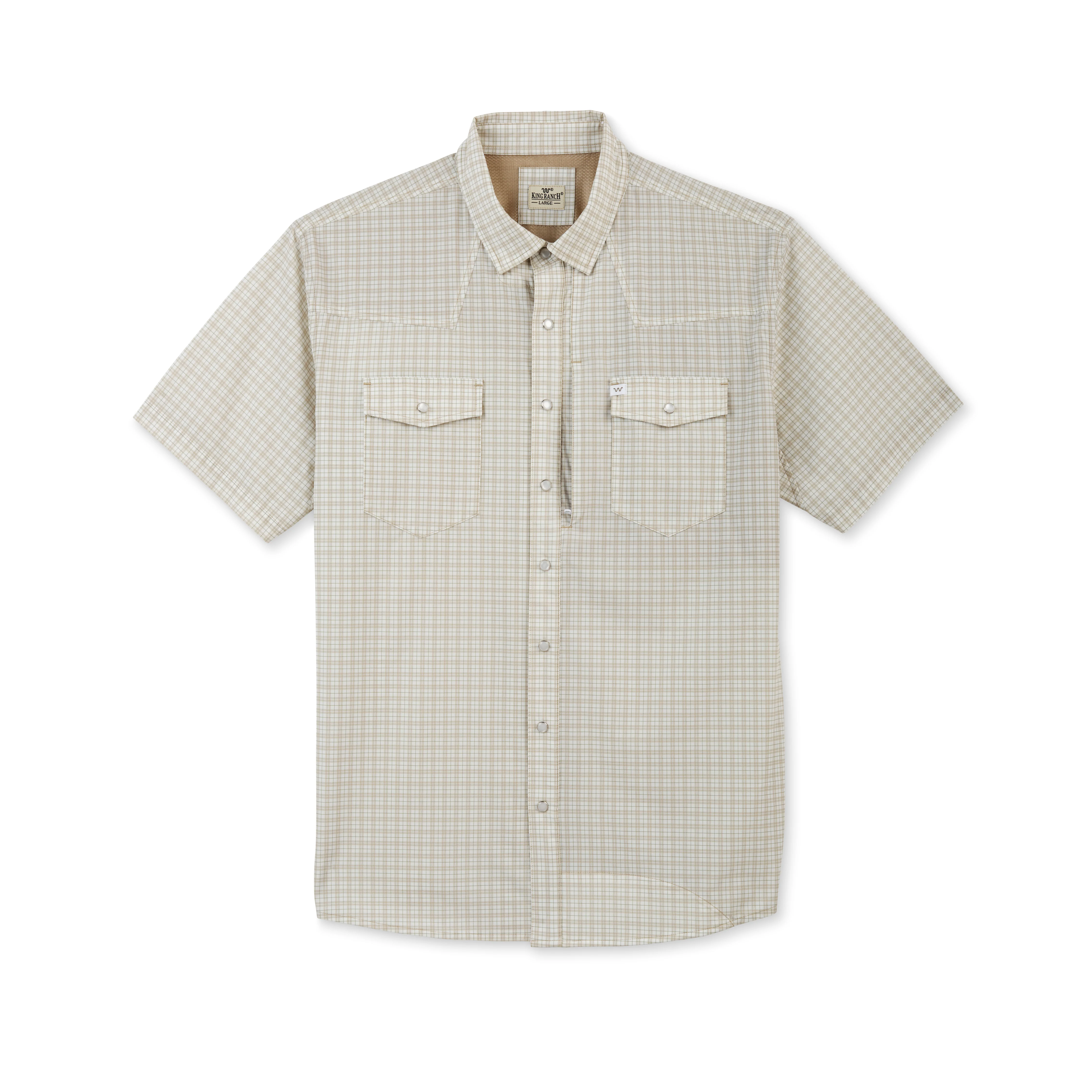 Men's Laguna Madre Short Sleeve Performance Pearl Snap Shirt - Image 14