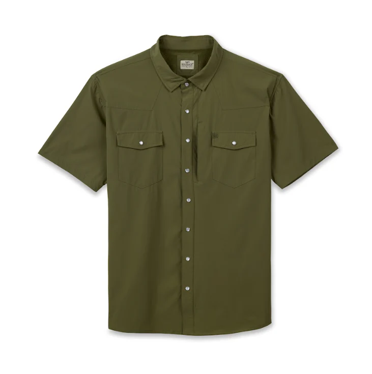 Men's Laguna Madre Short Sleeve Performance Pearl Snap Shirt - Image 18