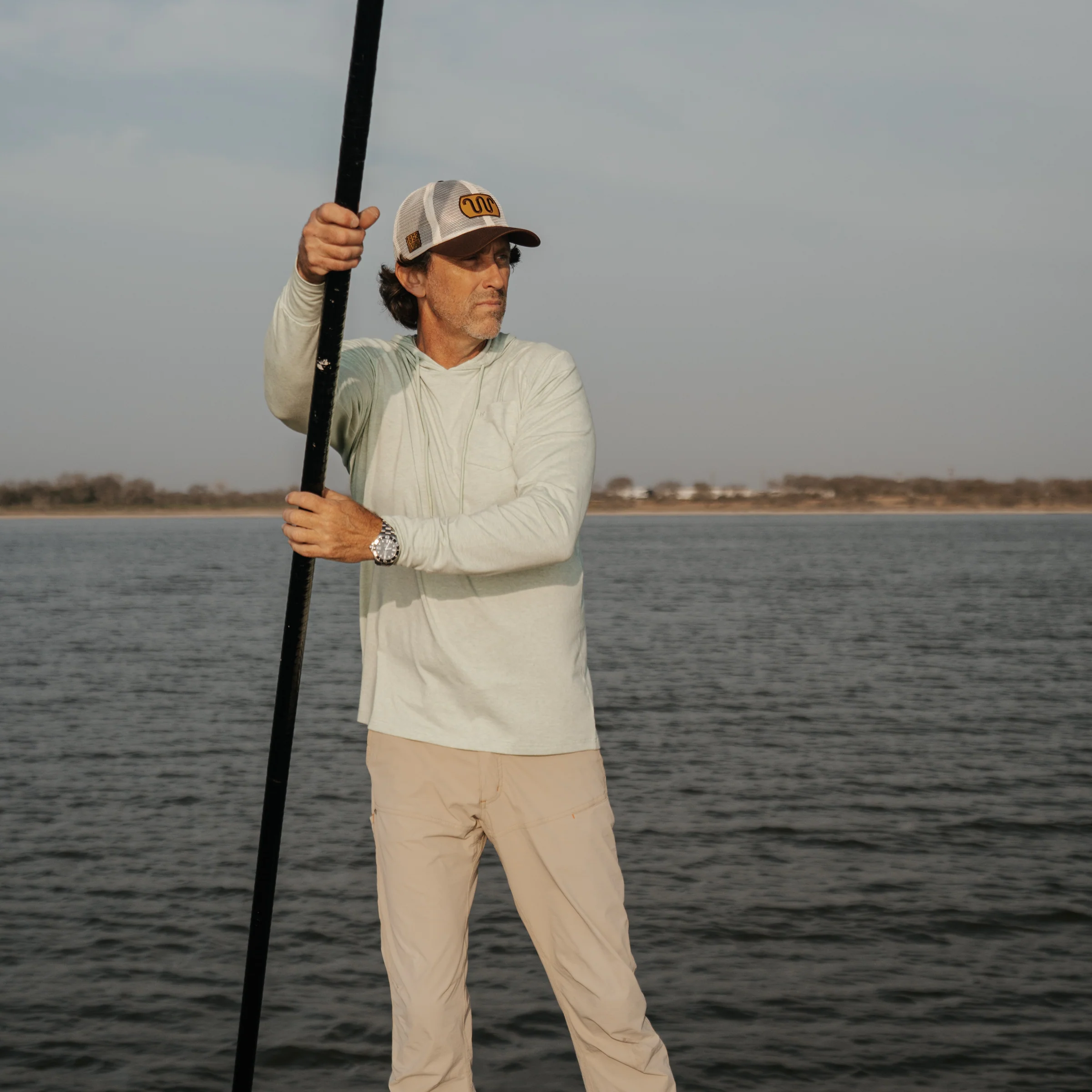 Men's Lightweight Heathered Bamboo Hoodie - Image 6