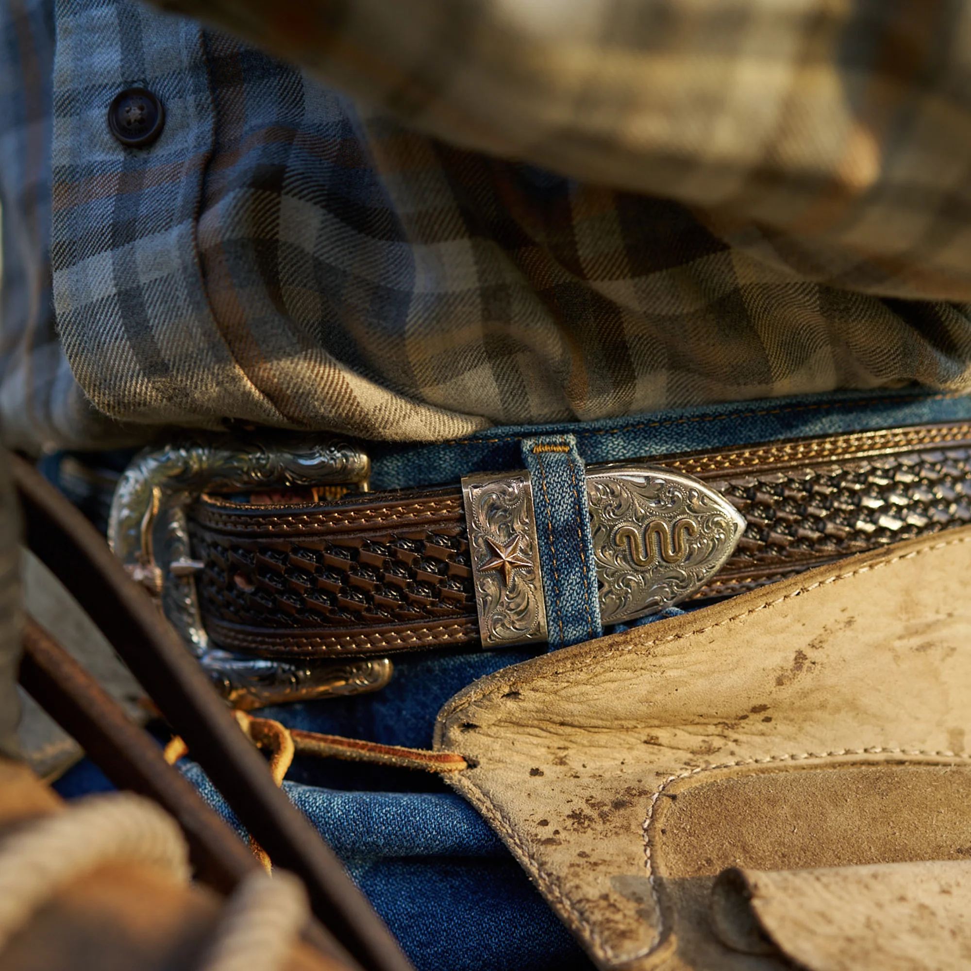 Longhorn Buckle Set - 1 1/2" - Image 3