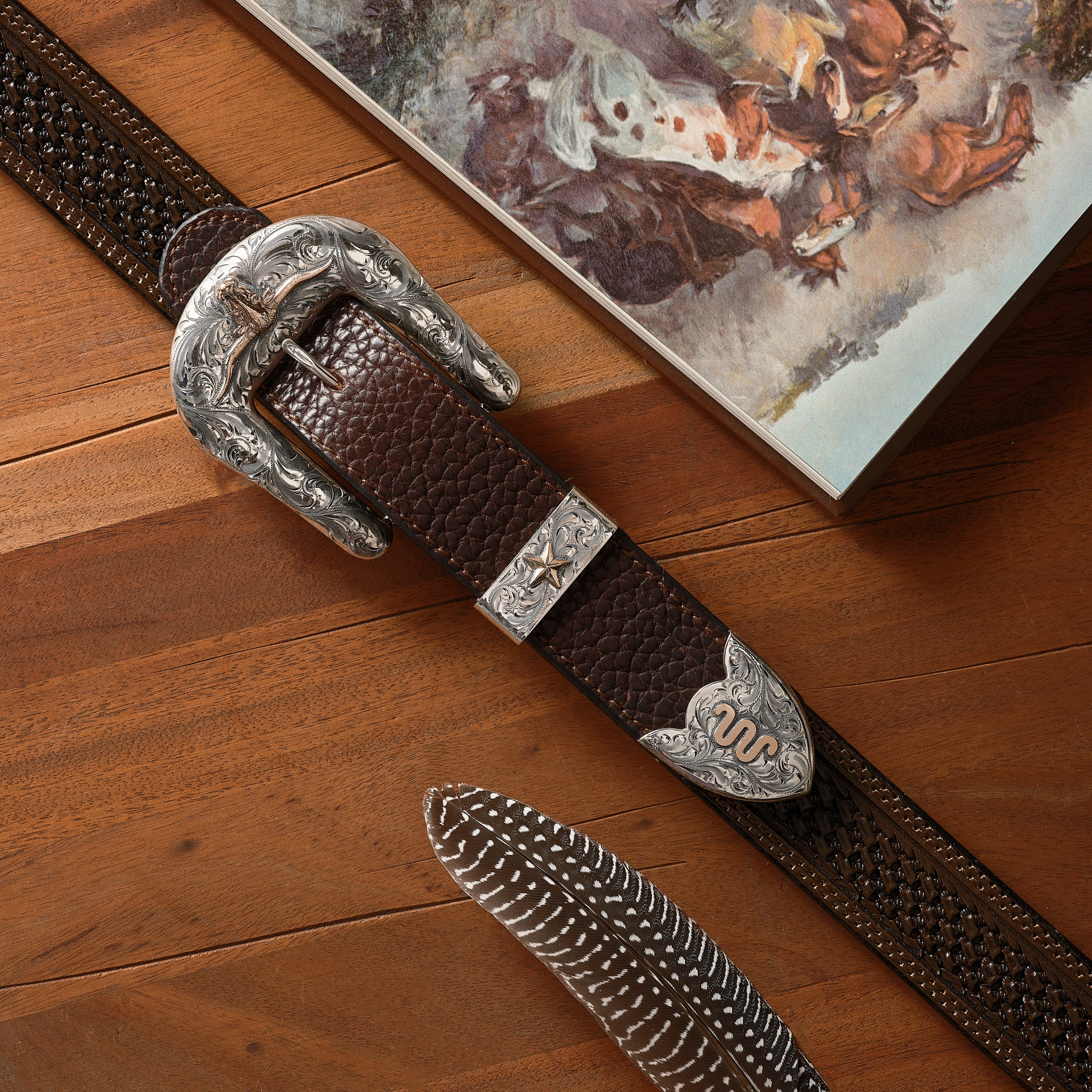 Longhorn Buckle Set - 1 1/2" - Image 5