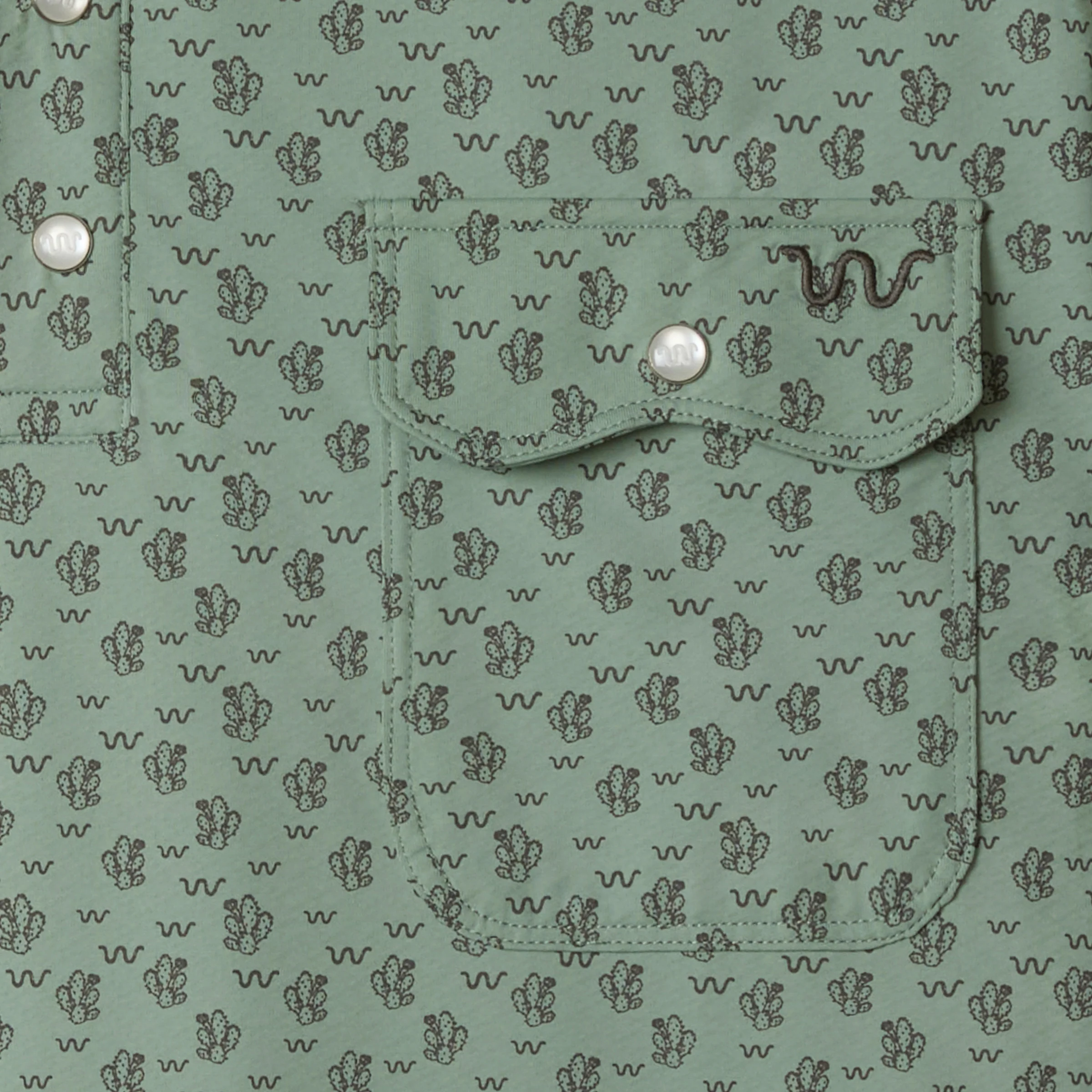 Men's Blue Norther™ Ranch Polo, Cactus - Image 4