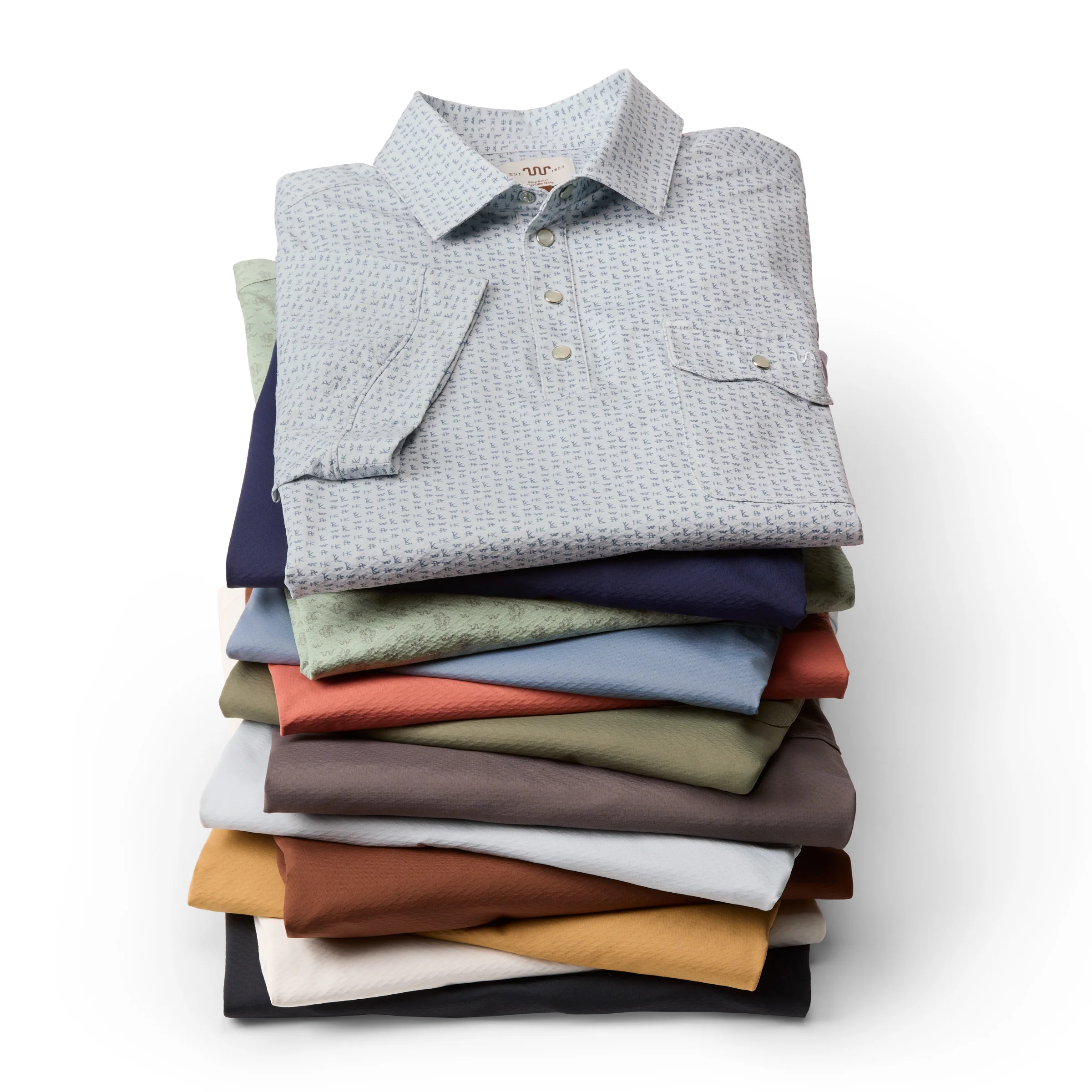 Men's Blue Norther™ Ranch Polo, Cactus - Image 6
