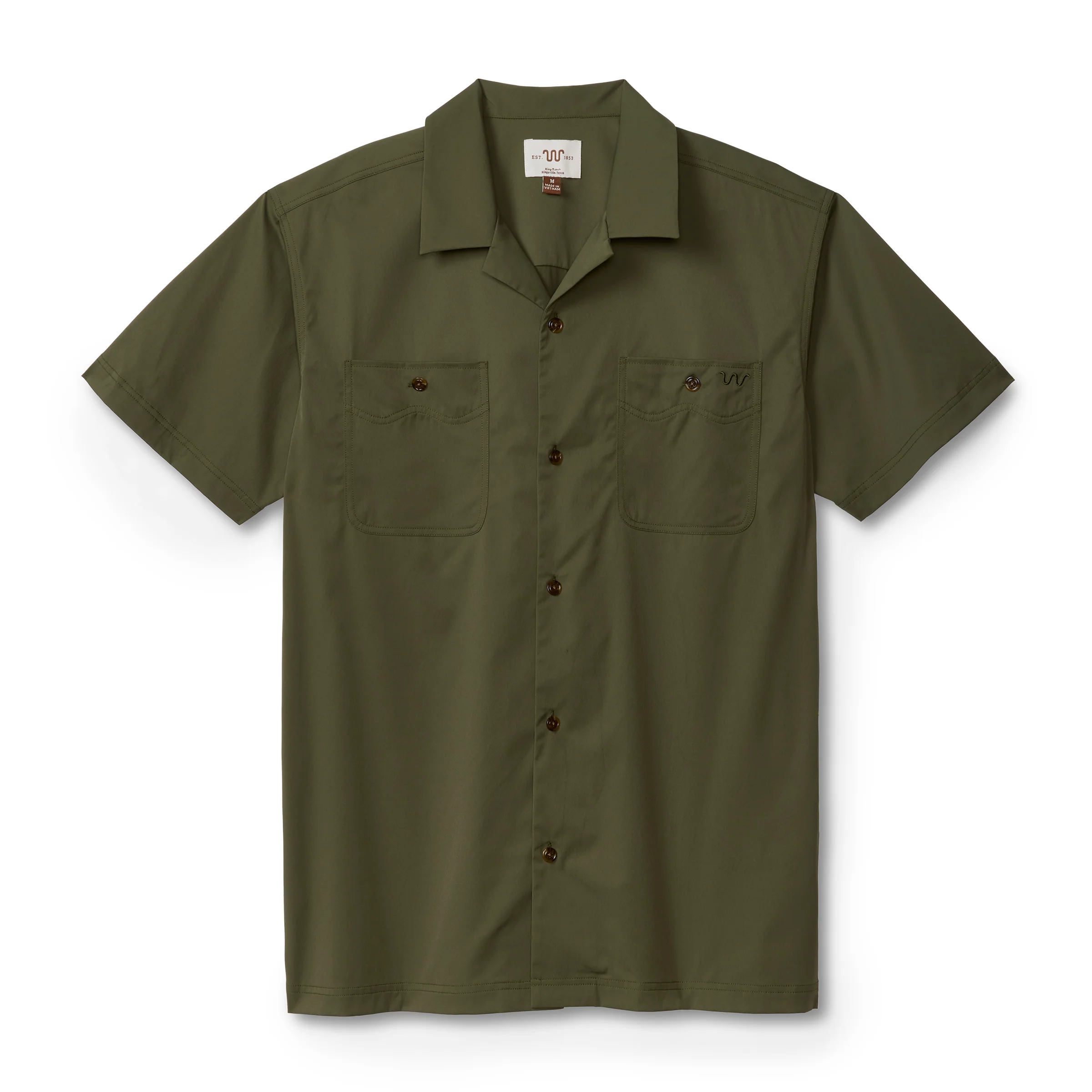 Men's Blue Norther™ Canelo Camp Shirt, Solid - Image 14