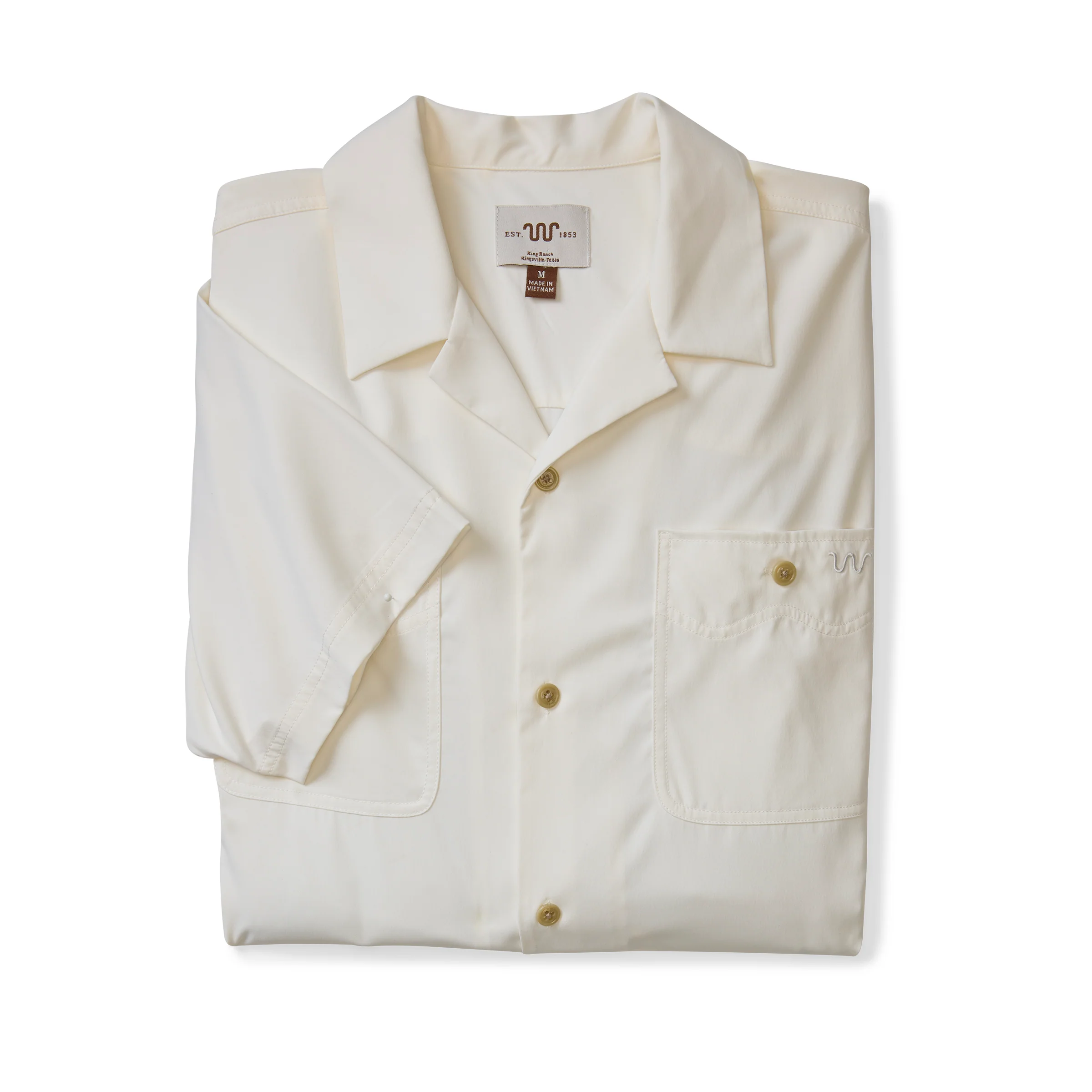 Men's Blue Norther™ Canelo Camp Shirt, Solid - Image 3