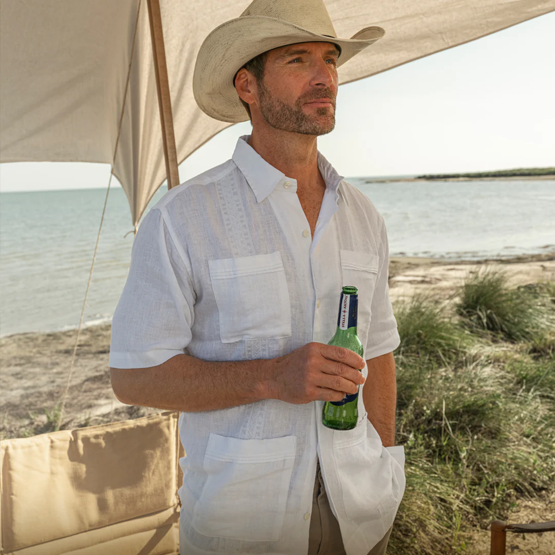 Men's Linen Heritage Guayabera - Image 9