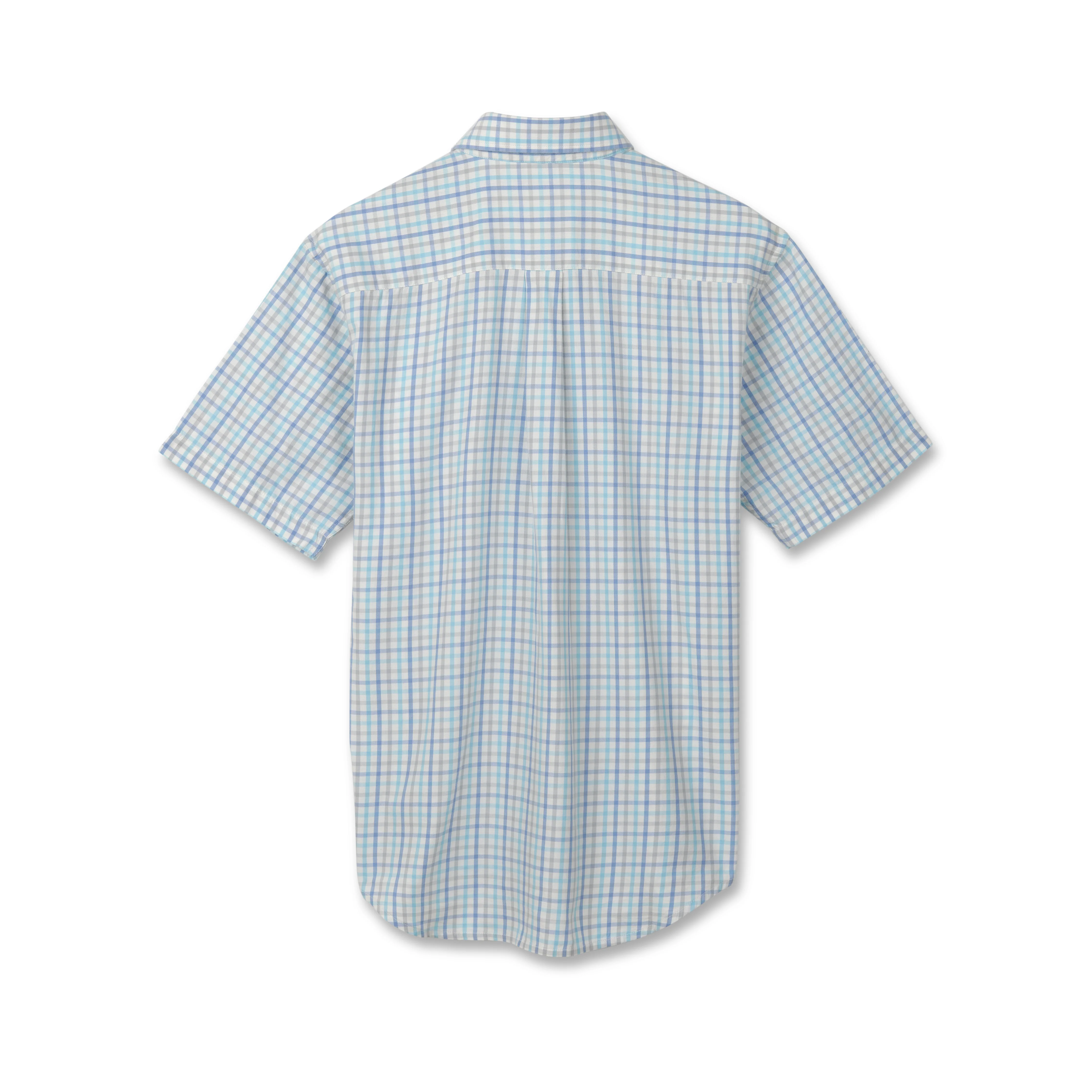 Men's Short Sleeve One Pocket Button Down Shirt - Image 6
