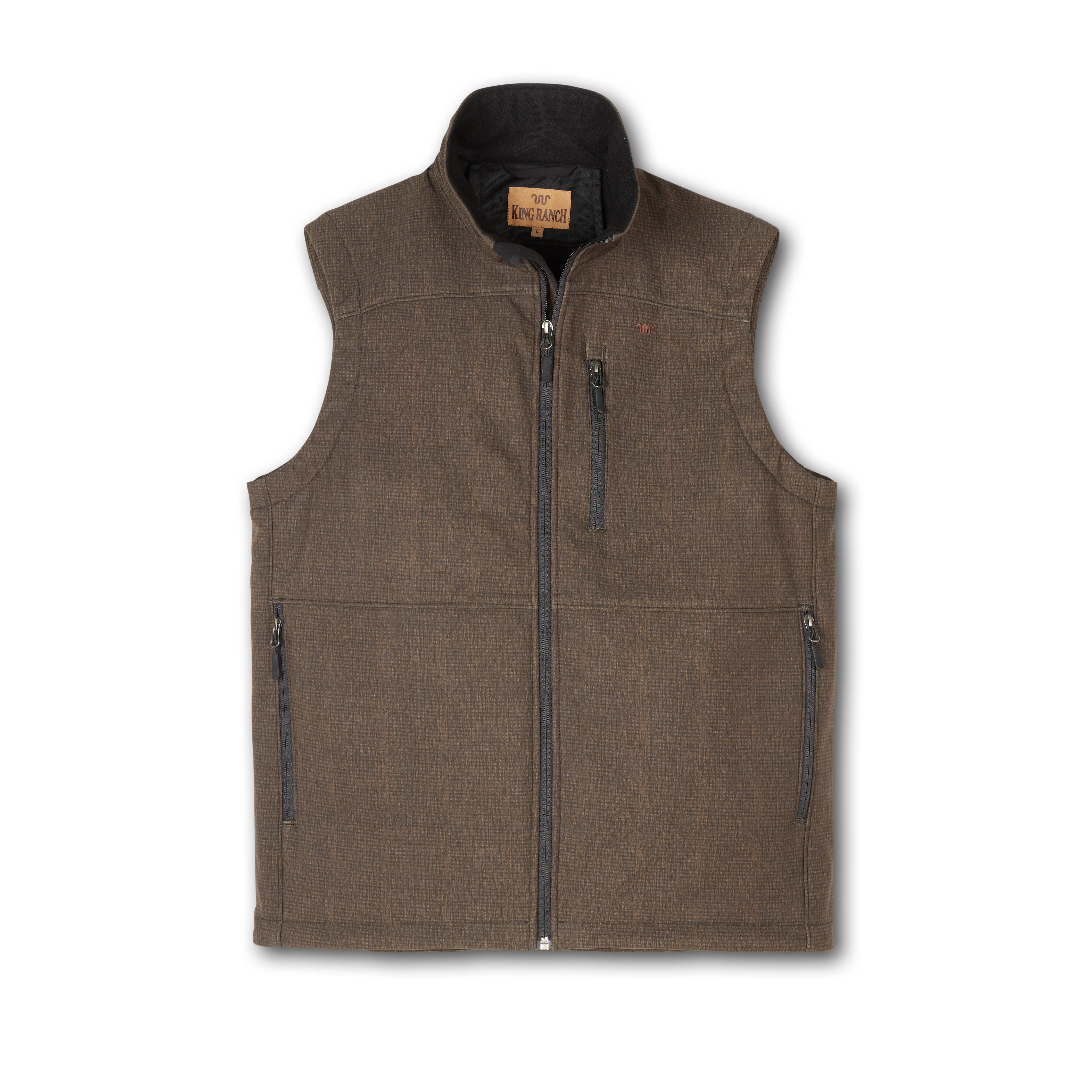 Men's Textured Bonded Poly Vest - Image 3