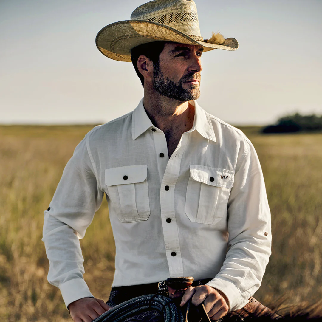 Men's Linen Utility Shirt - Image 10
