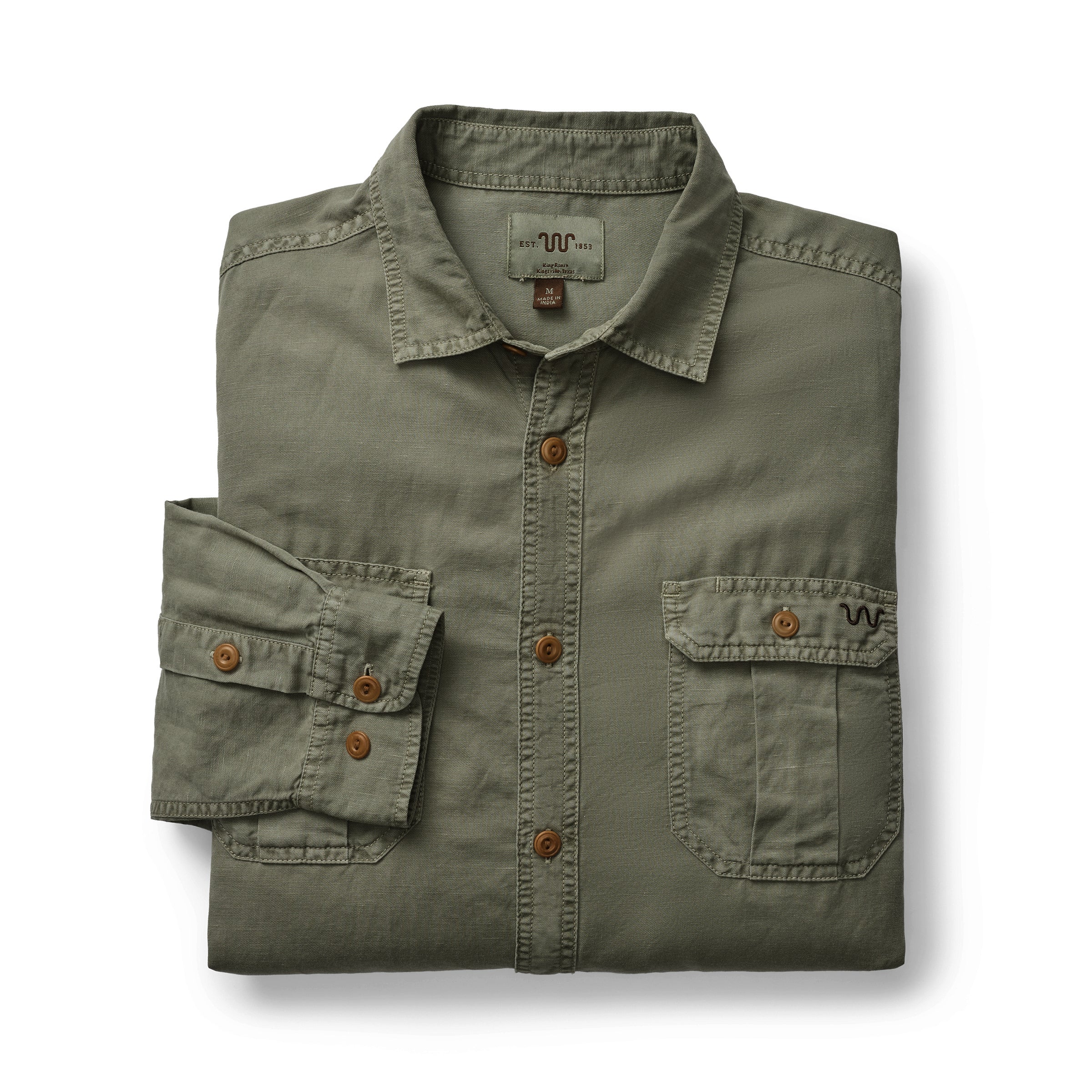 Men's Linen Utility Shirt - Image 13
