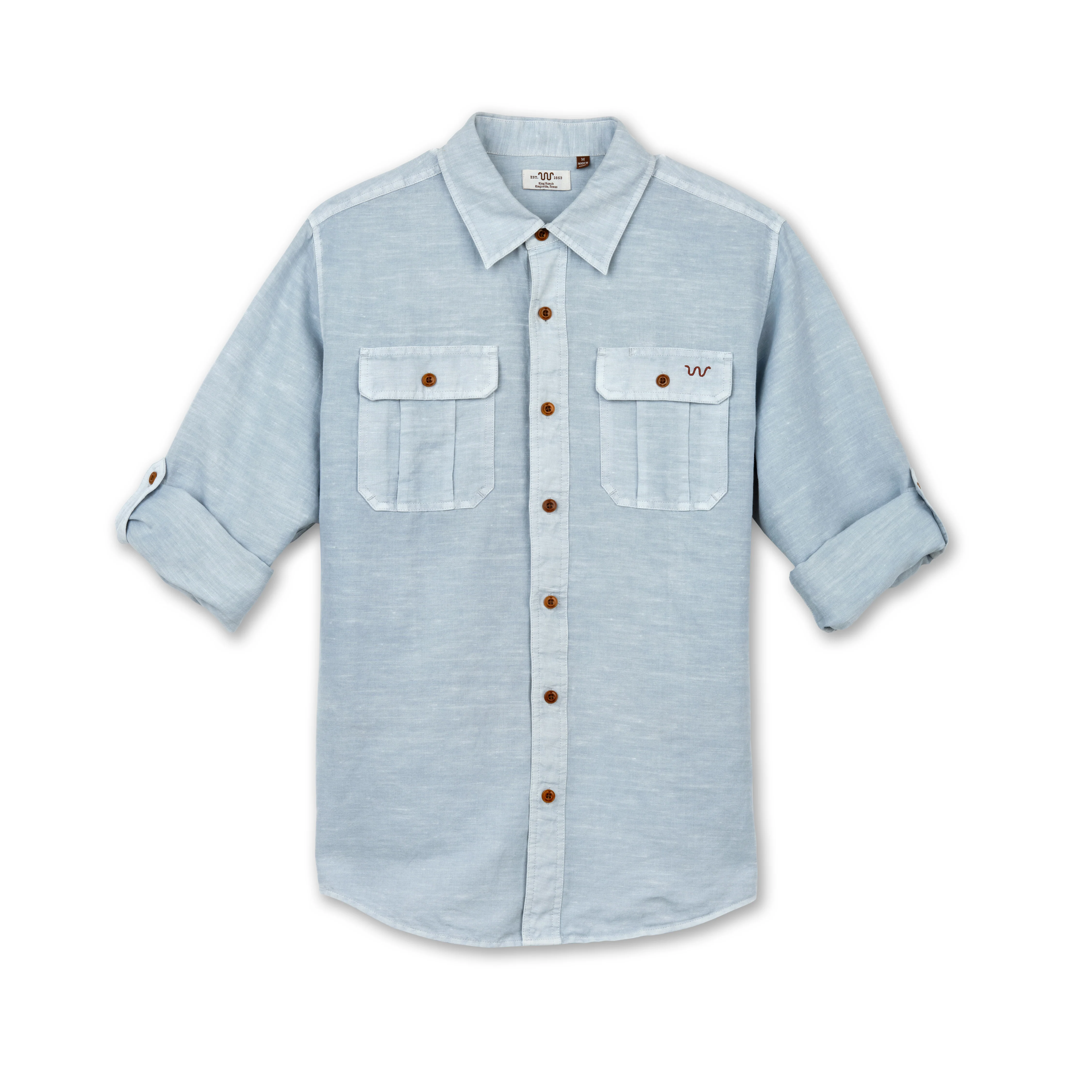 Men's Linen Utility Shirt - Image 26