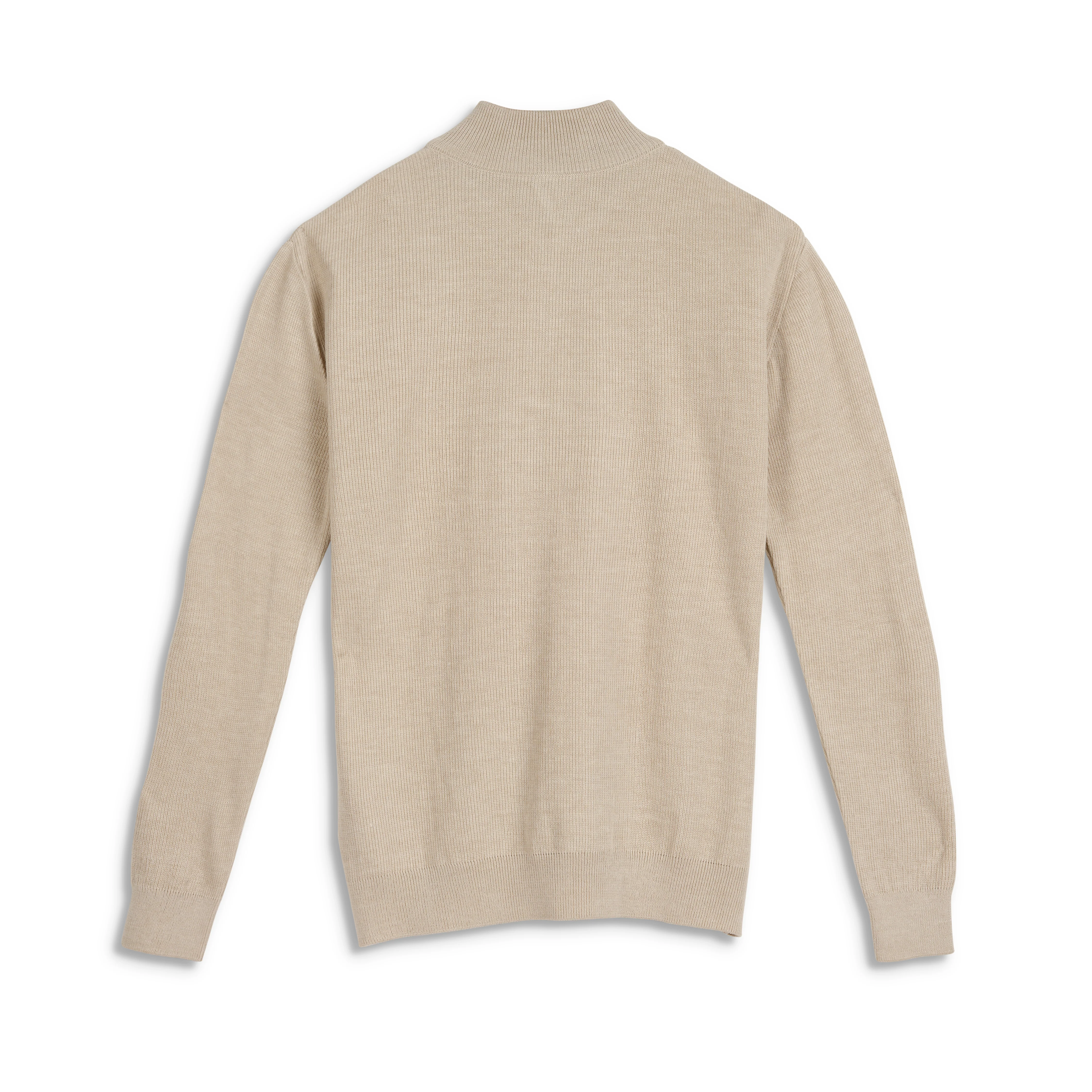 Men's Merino Wool Quarter Zip Sweater - Image 2