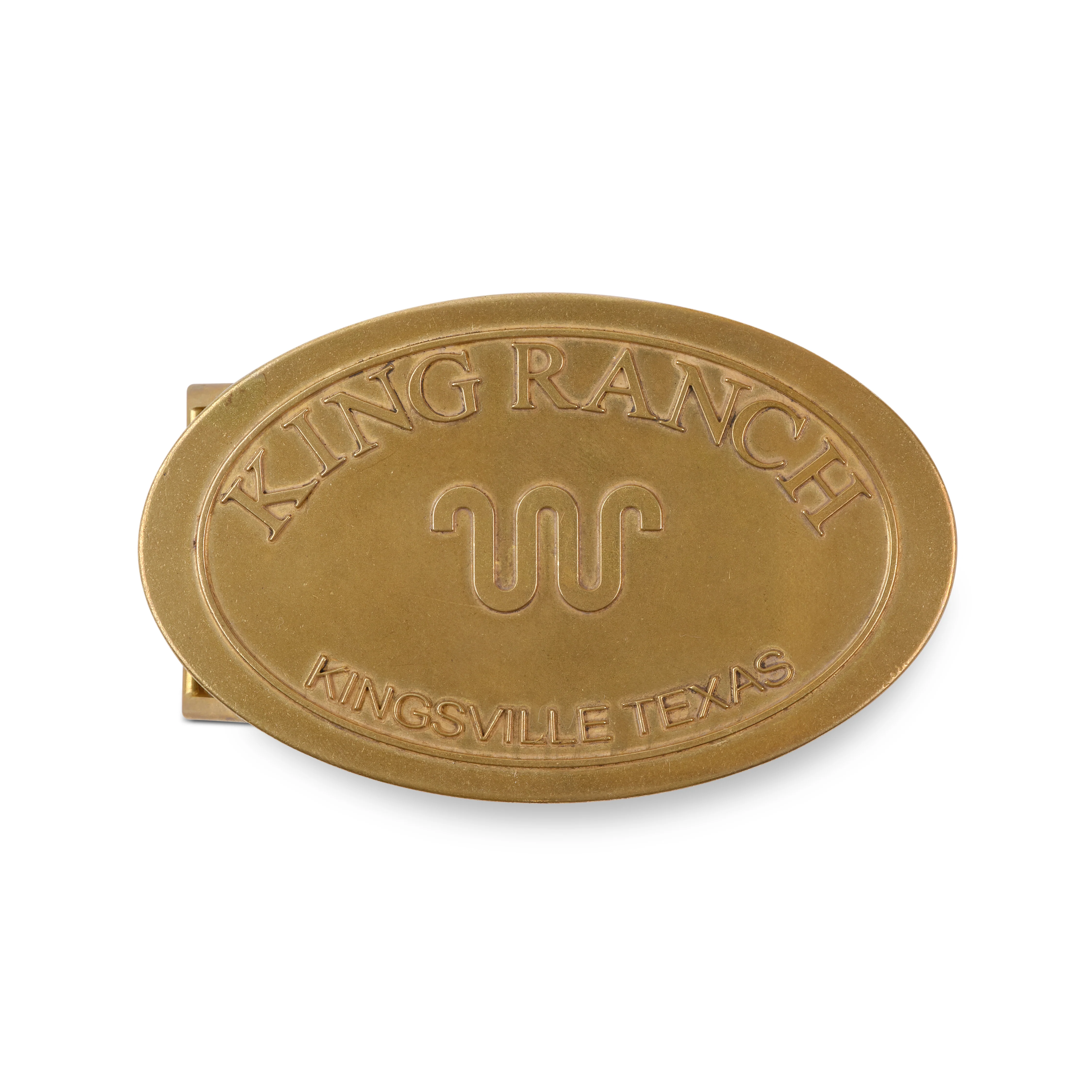 Saddle Stamp Brass Buckle