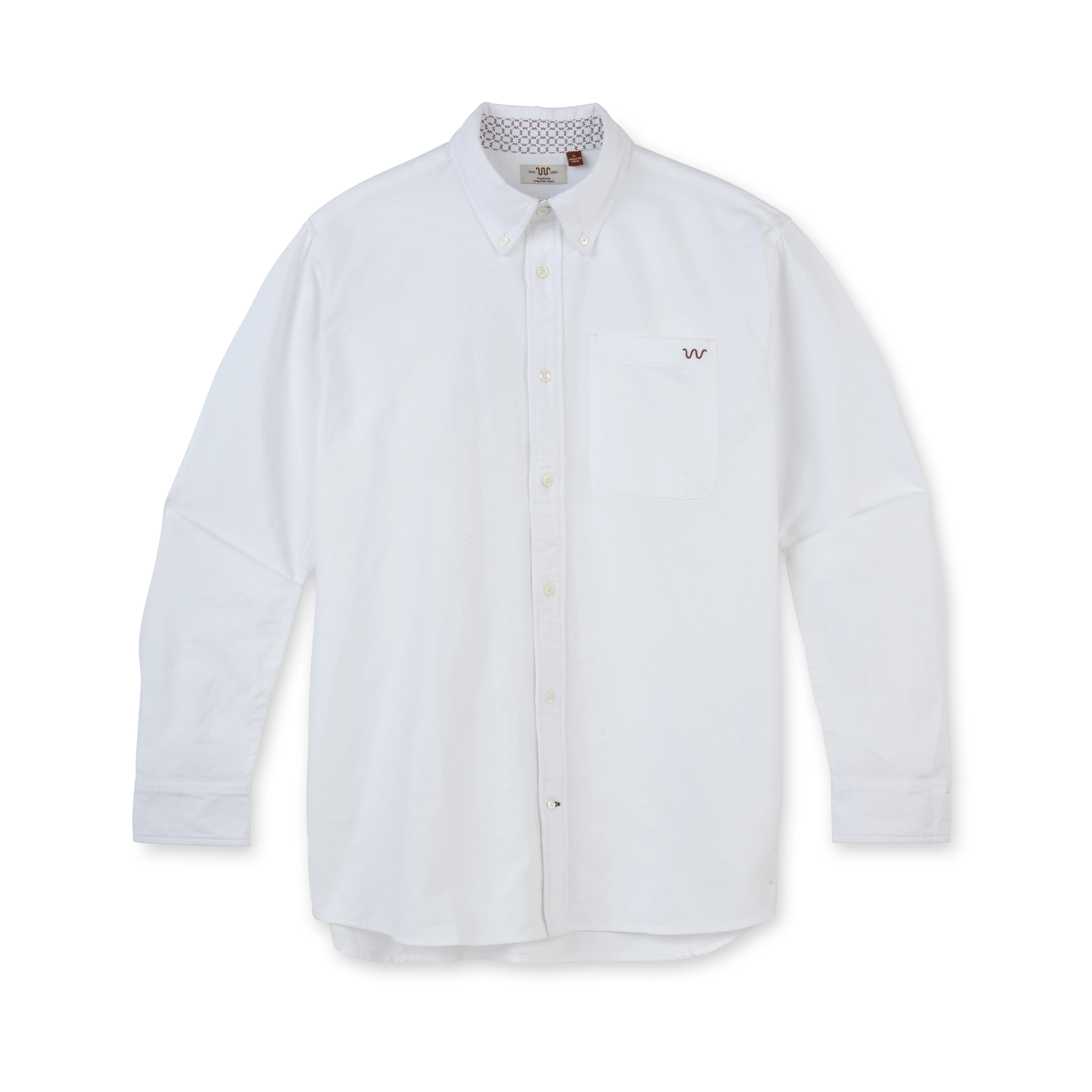 Single Pocket Executive Button Down - Solid