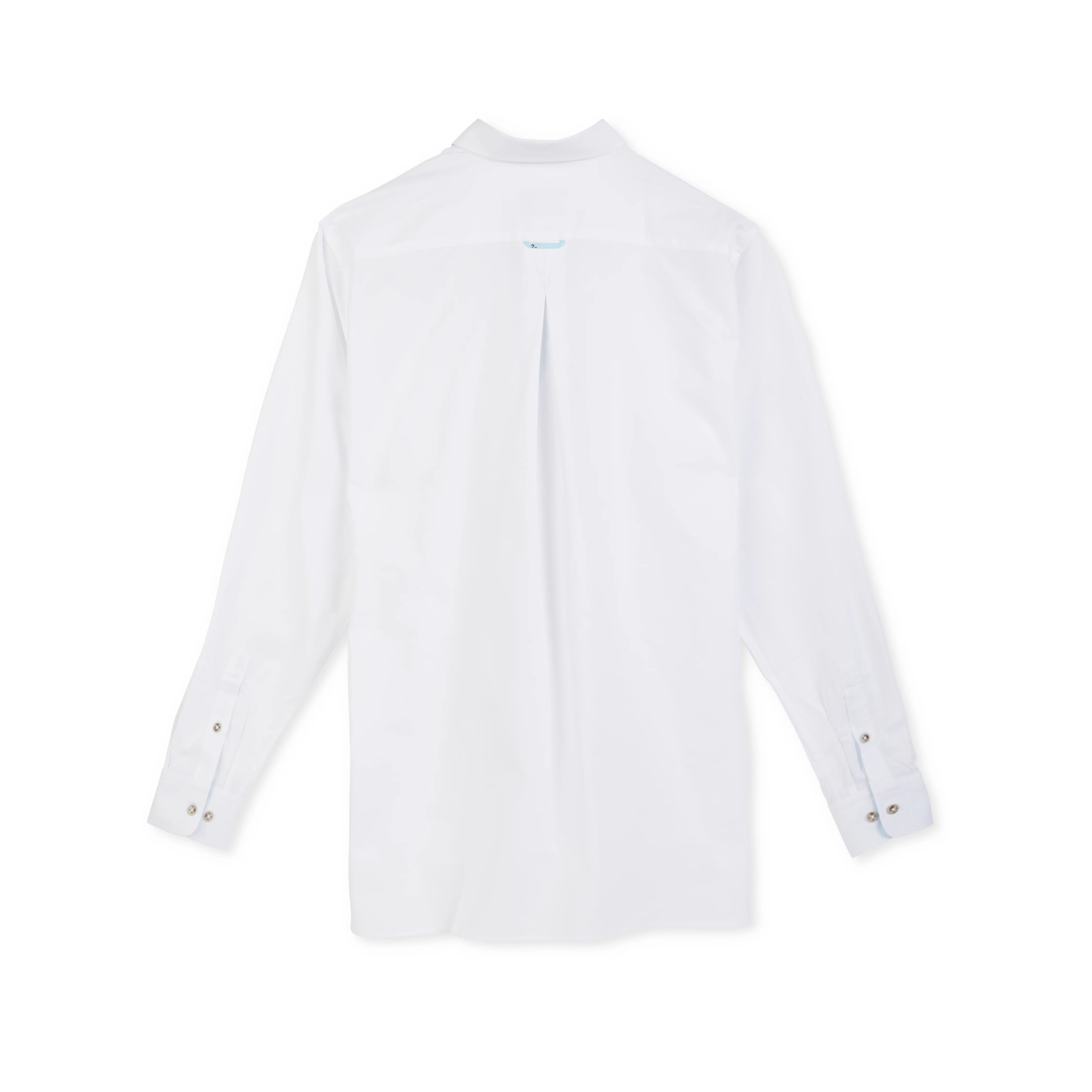 Men's Solid Oxford Shirt With Running W Trim - Image 2