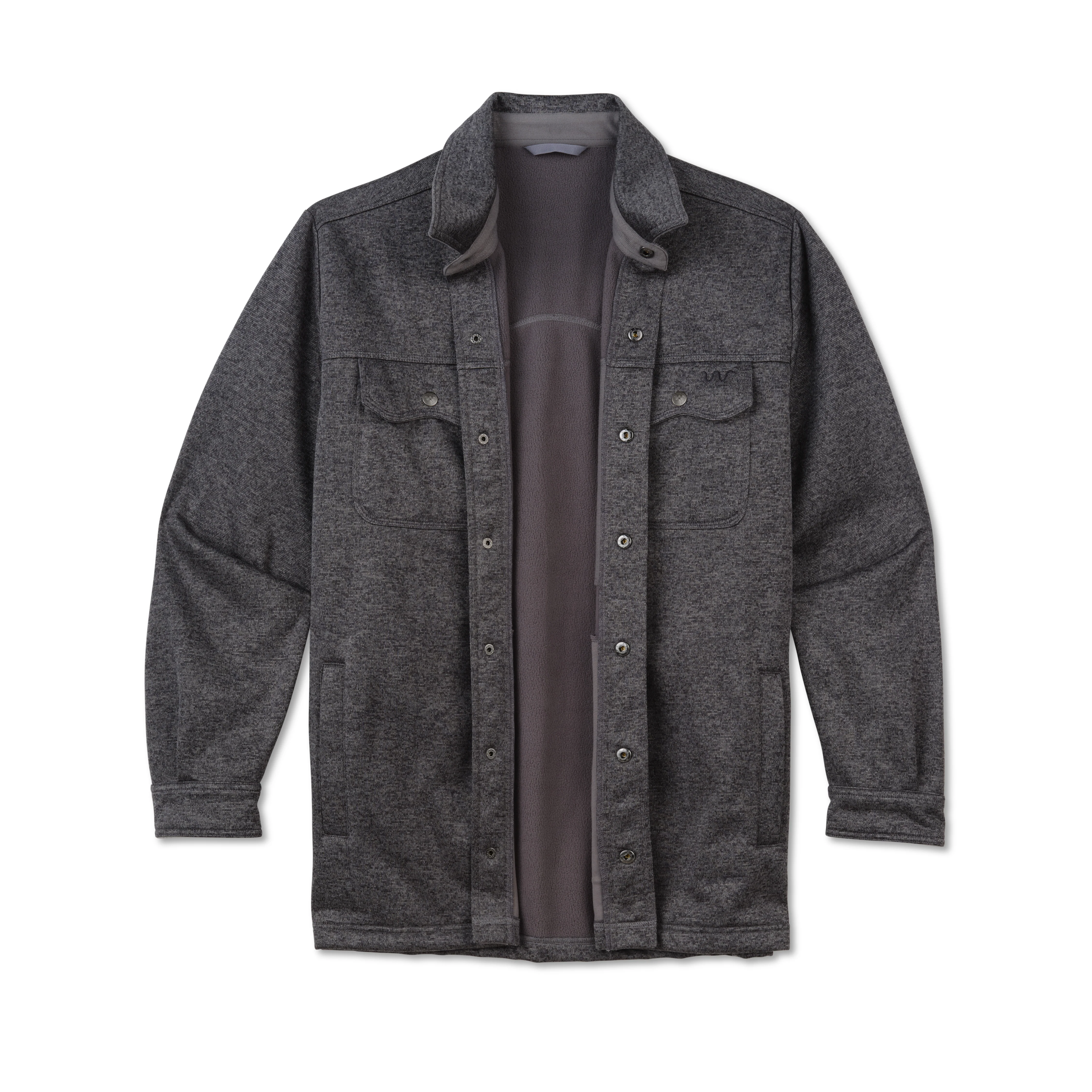Men's Sweater Fleece Shirt Jacket - Image 3