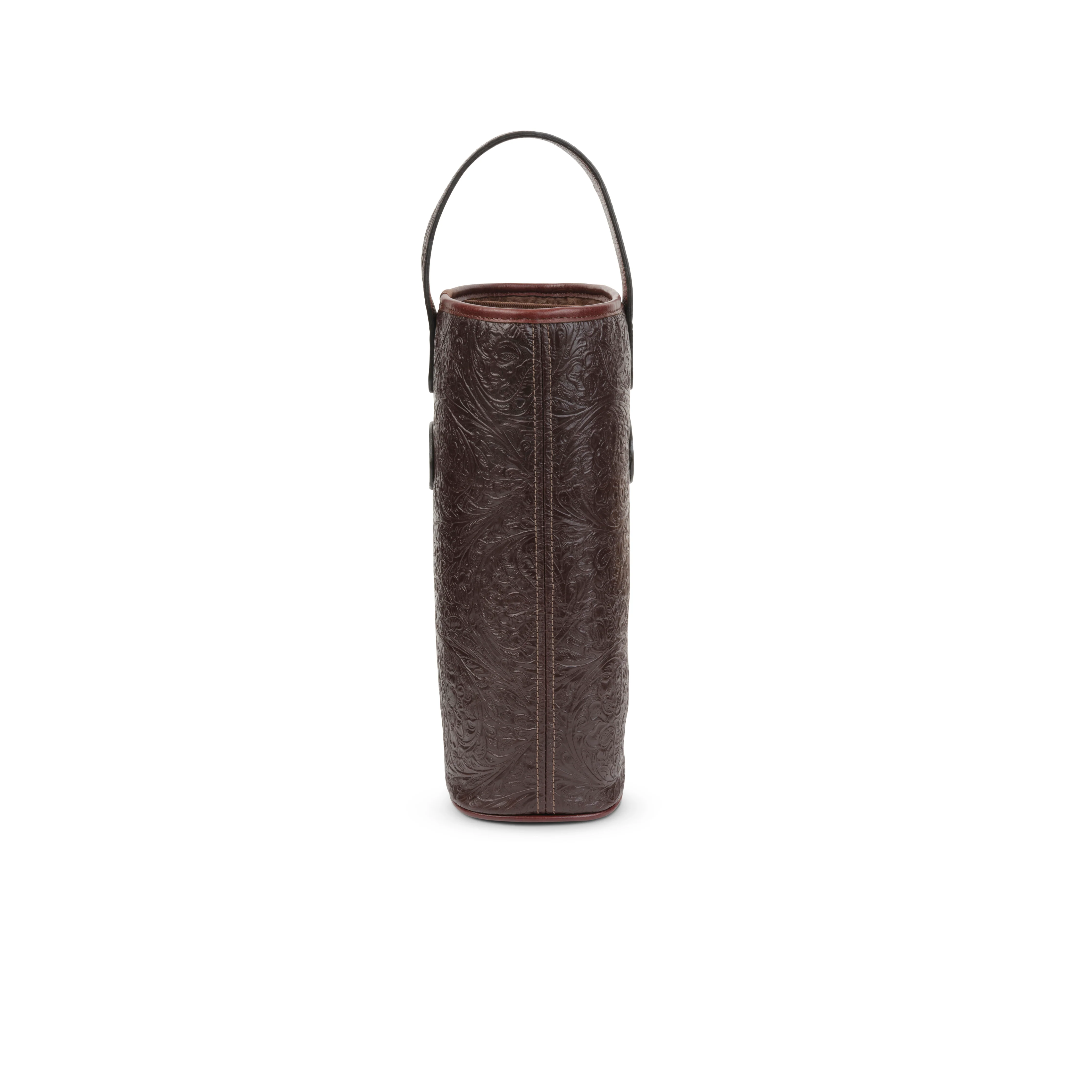 Tooled Leather Wine Carrier - Image 2