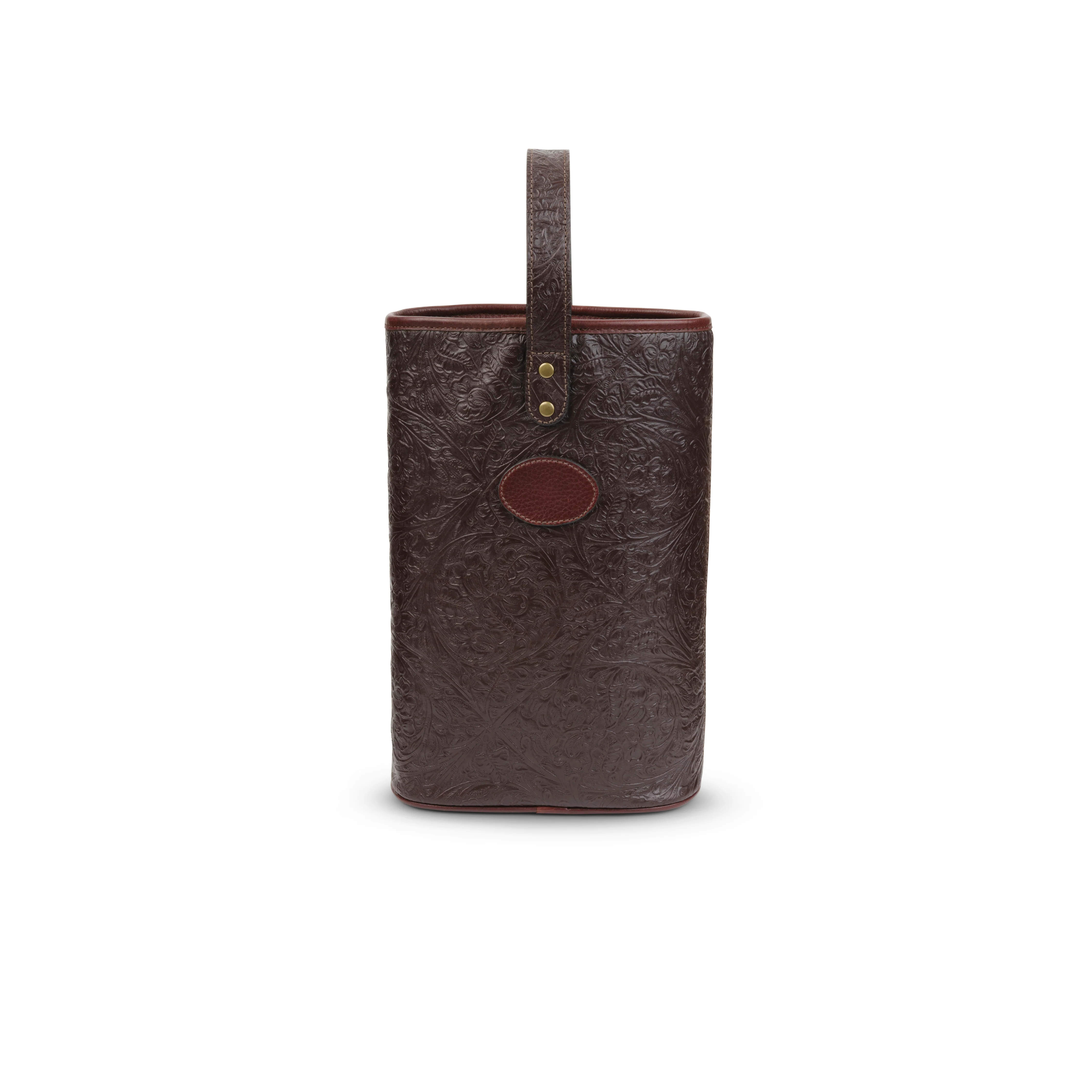 Tooled Leather Wine Carrier - Image 5
