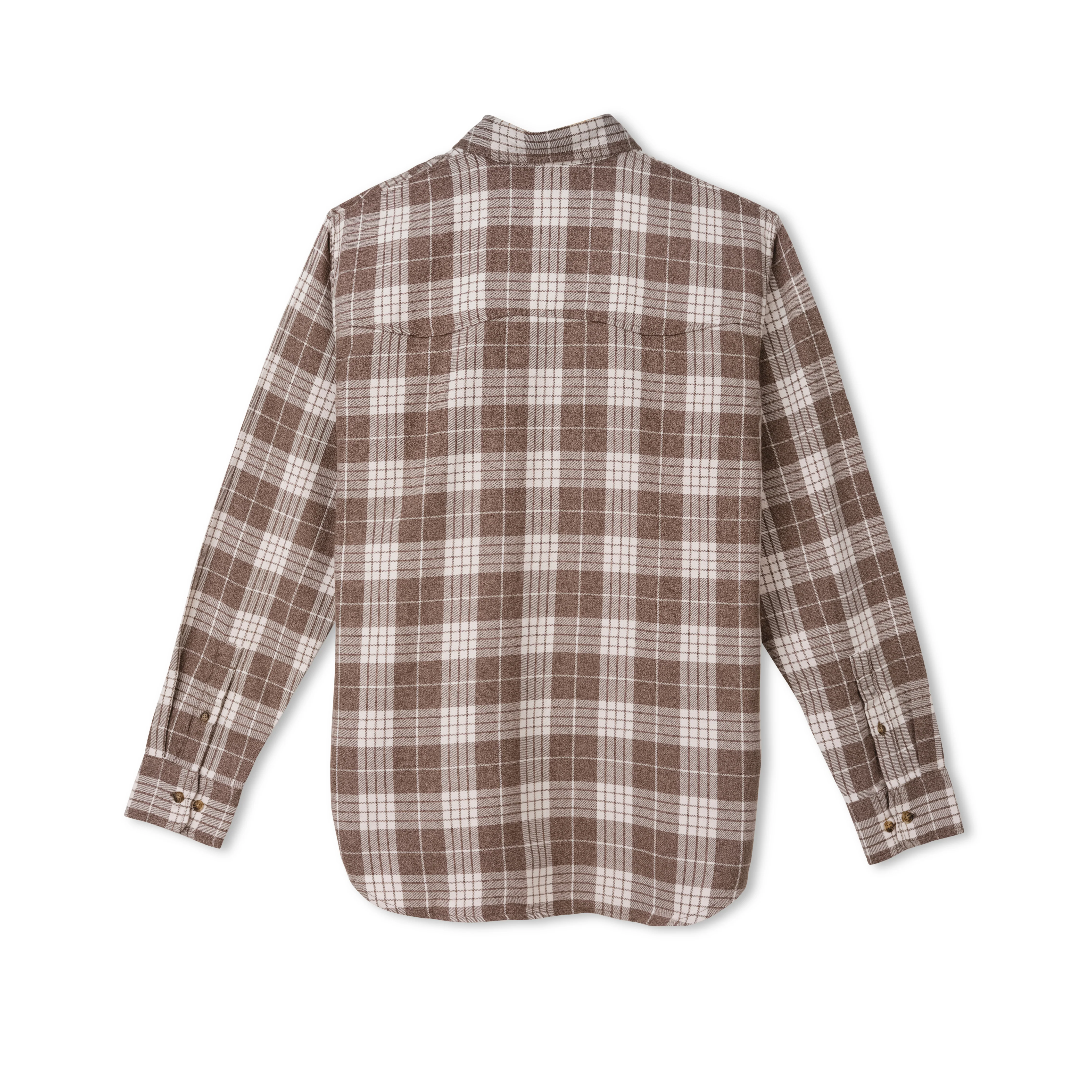 Men’s Two Pocket Ranch Shirt, Flannel - Image 3