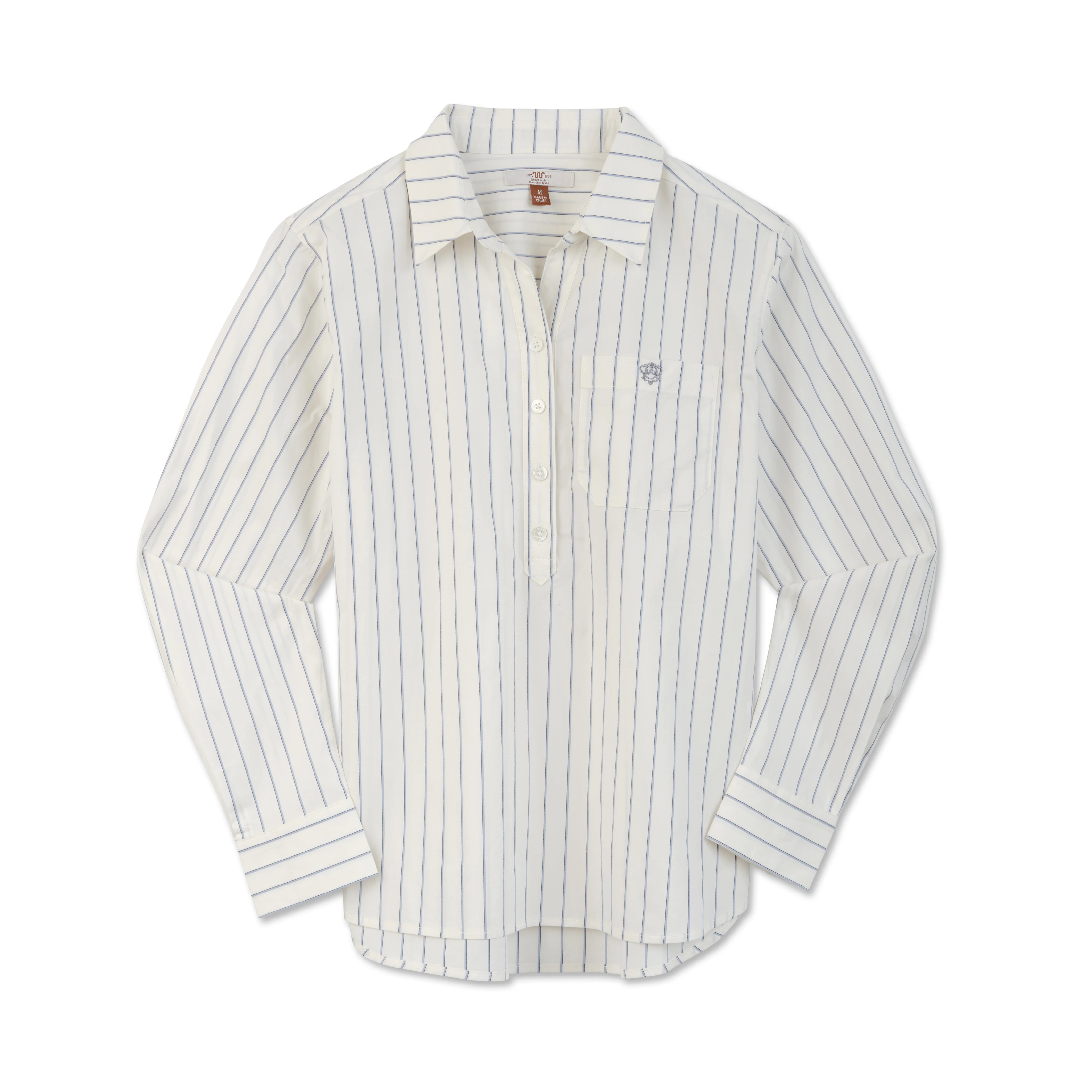 Women's Cotton Stripe Shirt - Image 2