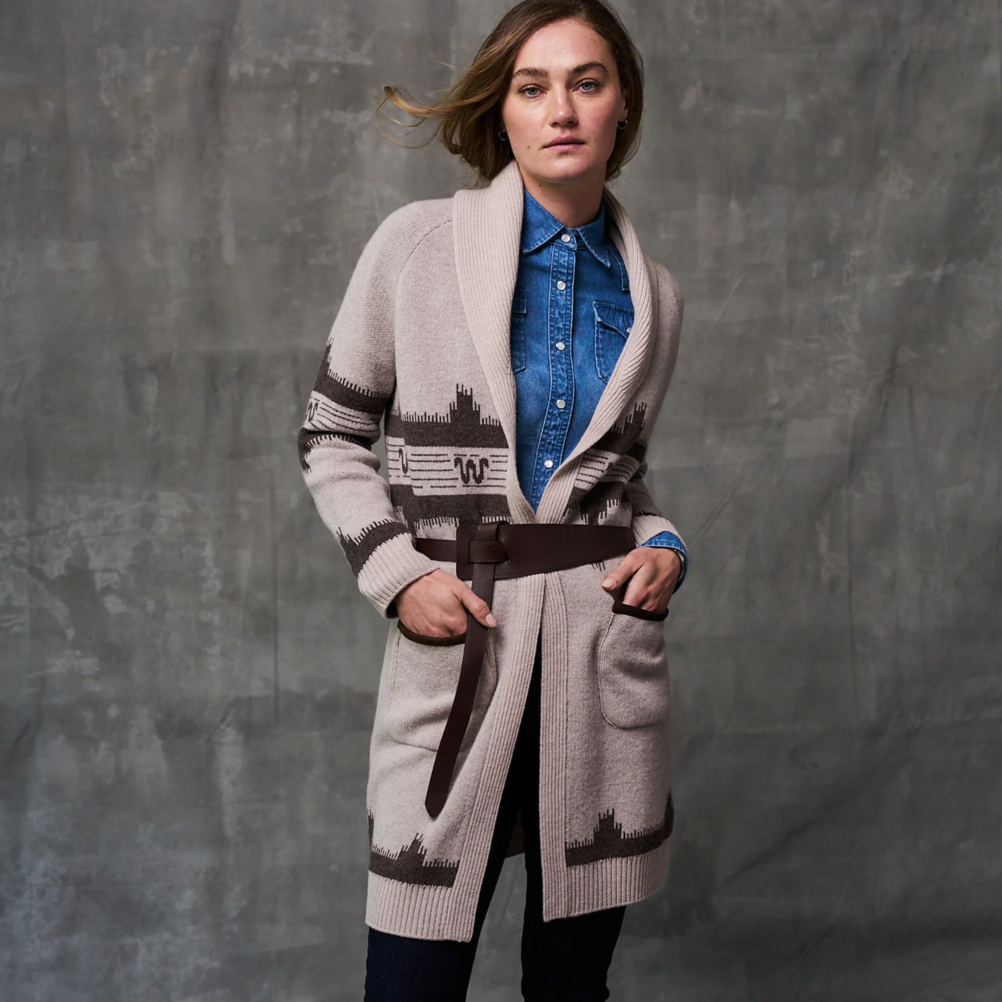 Women's King Ranch Shawl Cardigan
