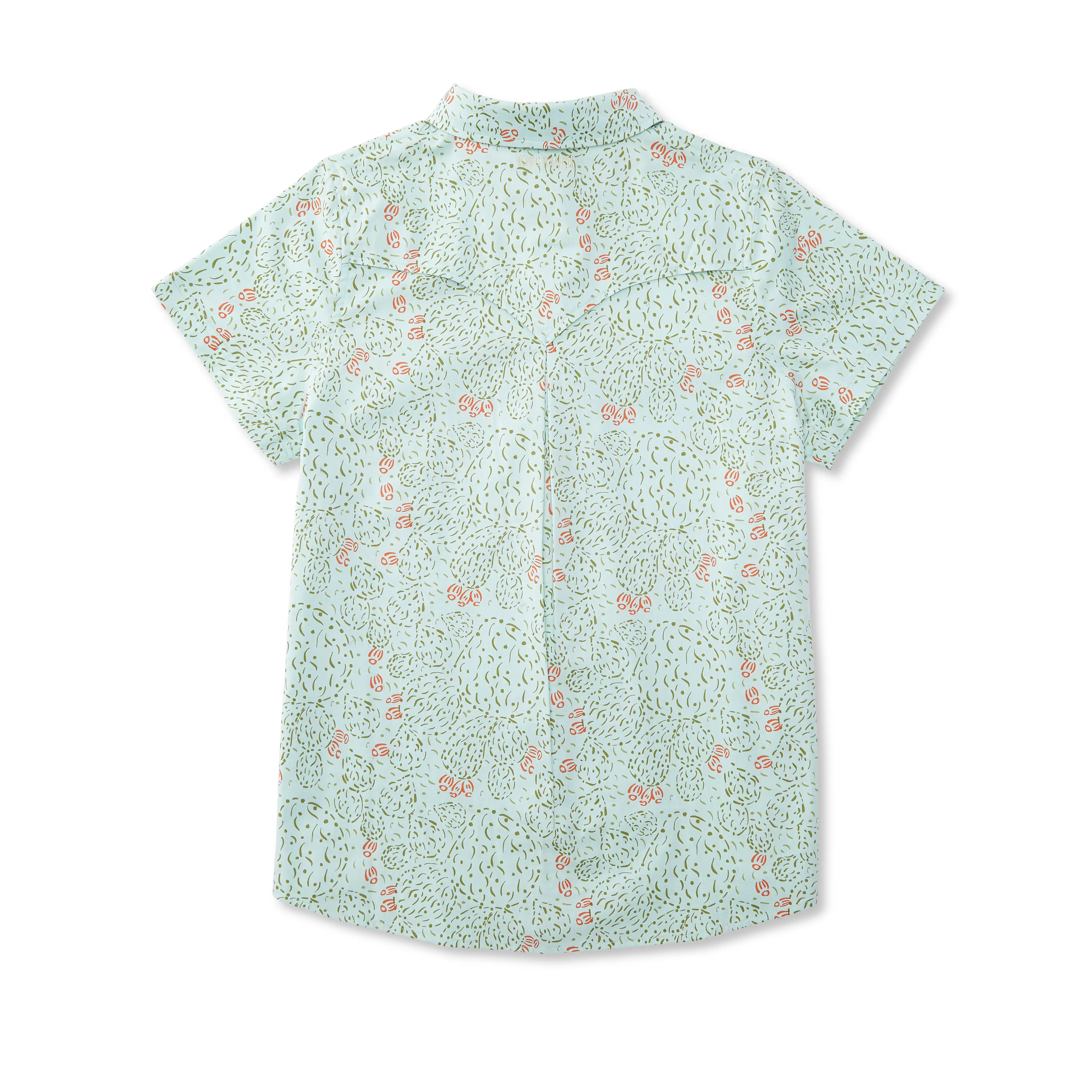 Women's S/S Prickly Pear Western Pearl Snap Shirt - Image 2