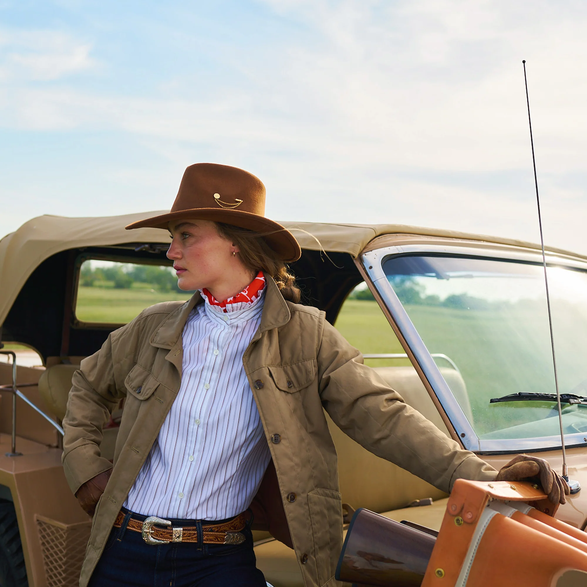 Women's Stripe Field Shirt - Image 5