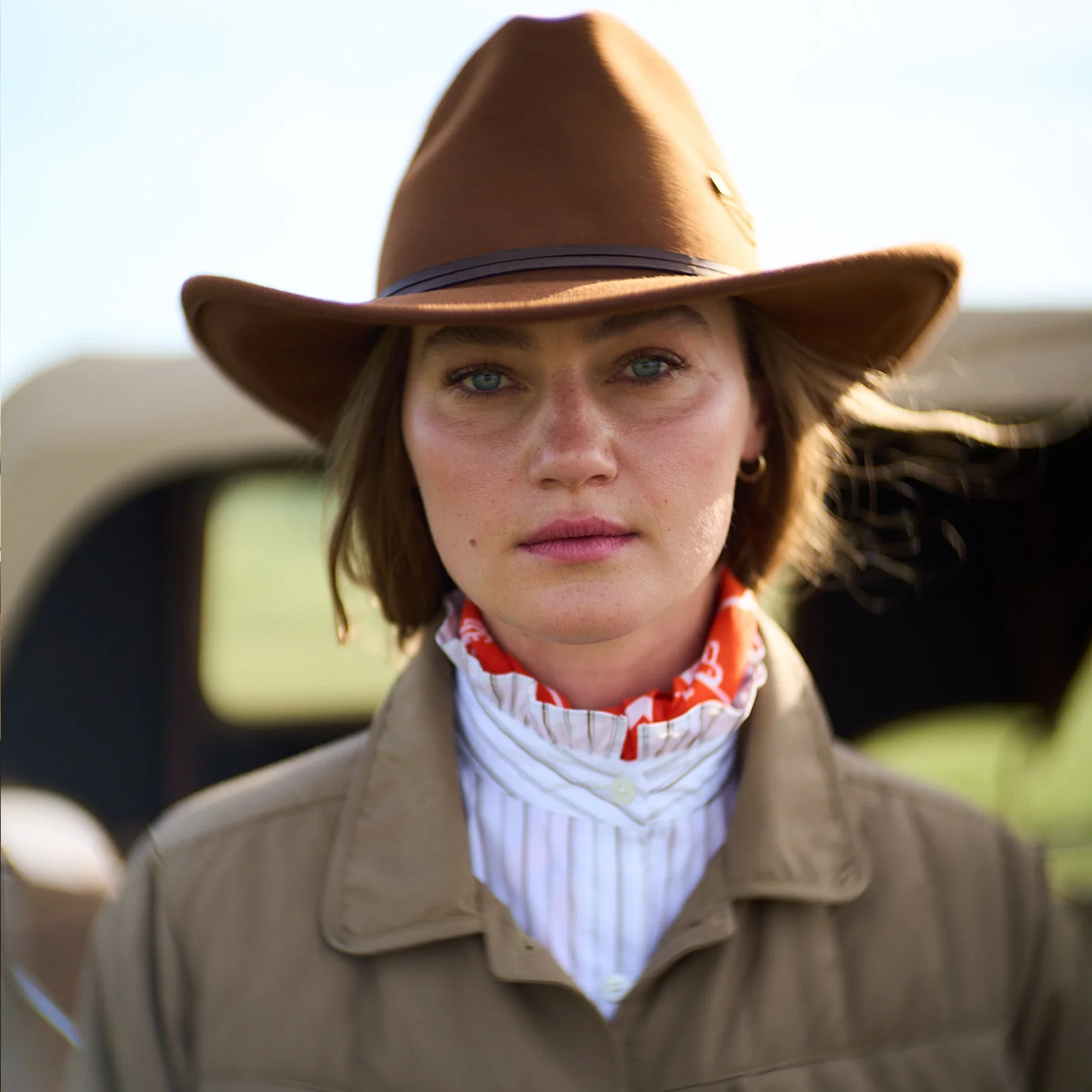 Women's Stripe Field Shirt - Image 6