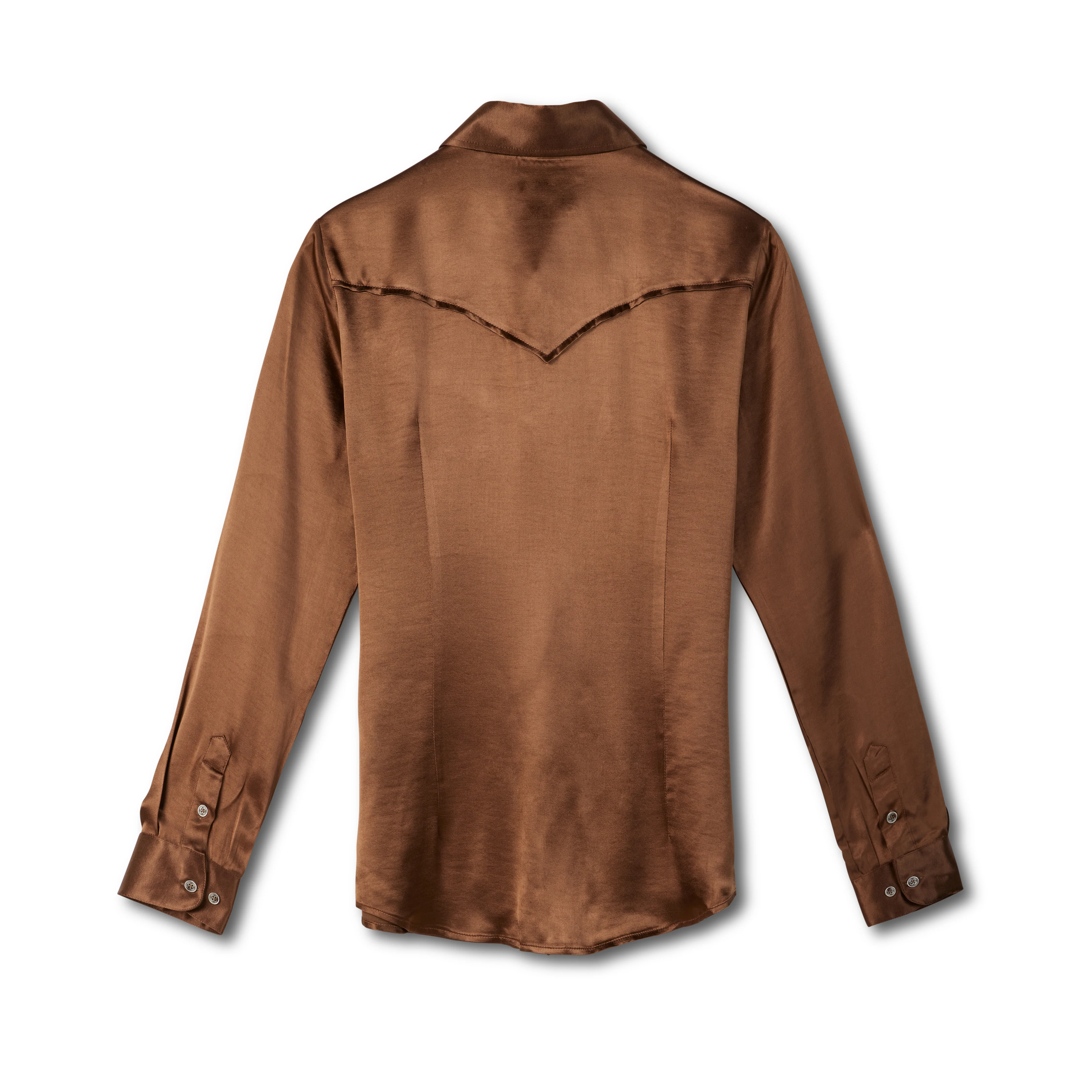 Women's Western Satin Button Down - Image 2